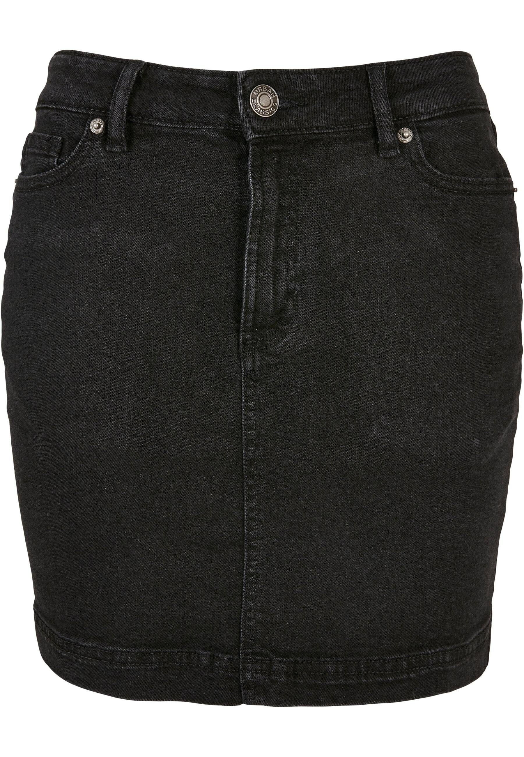 URBAN CLASSICS Jerseyrock Urban Classics Damen Ladies Organic Stretch Denim Mini Skirt (1-tlg)