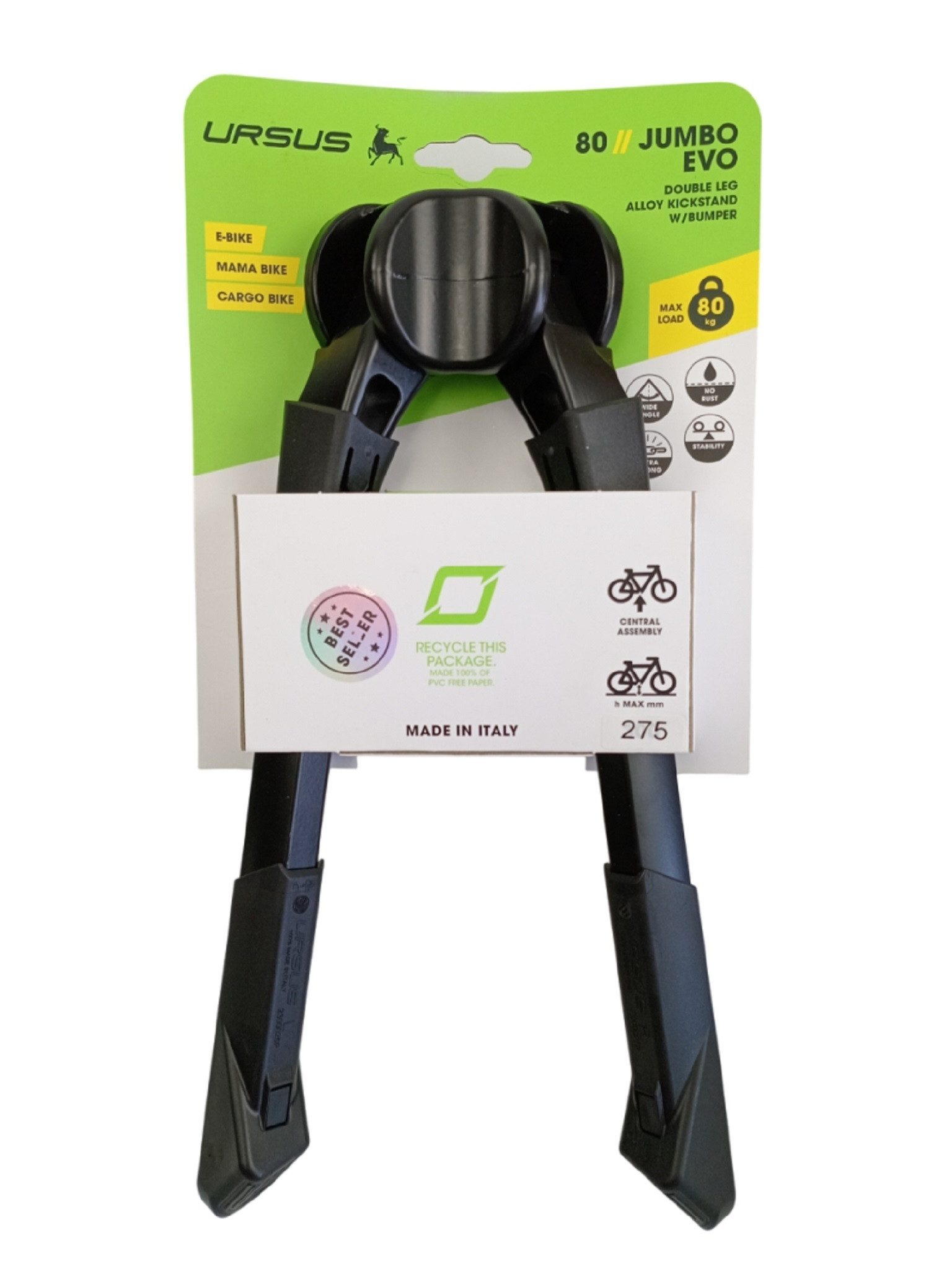 maxxi4you Fahrrad-Doppelständer Fahrrad Doppelständer Ursus "Jumbo Evo" - inkl. maxxi4you Reflexband