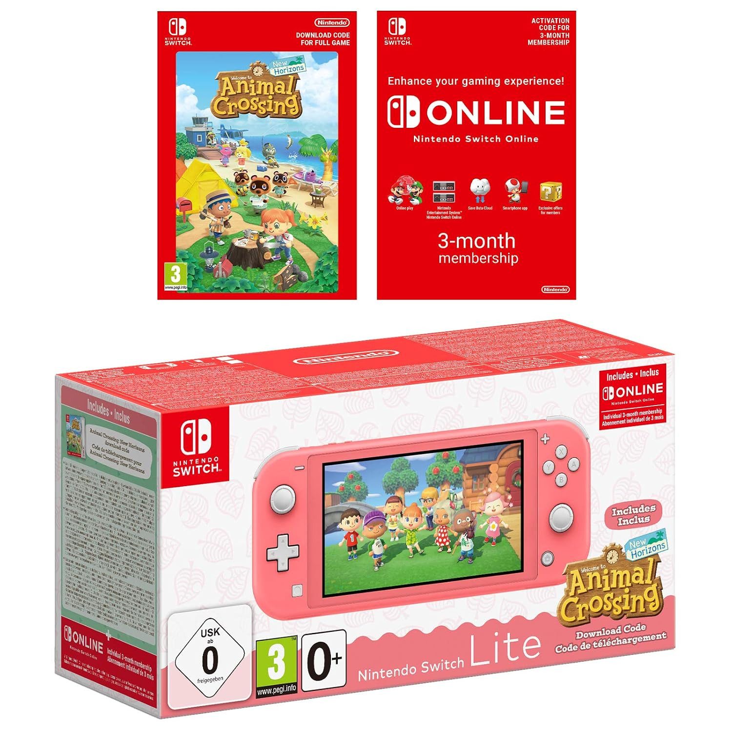 Nintendo Switch Lite inkl. Animal Crossing: New Horizons