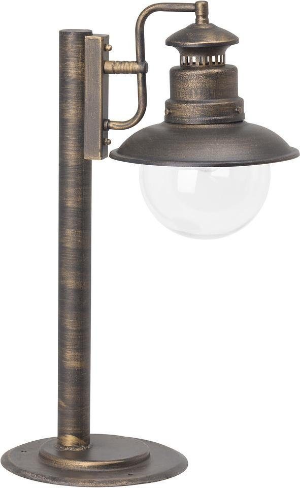 Brilliant Außen-Stehlampe Artu, Lampe Artu Außensockelleuchte 53cm schwarz  gold 1x A60, E27, 60W, ge, PASST EINFACH - Beleuchtung passend für jede  Wohnung