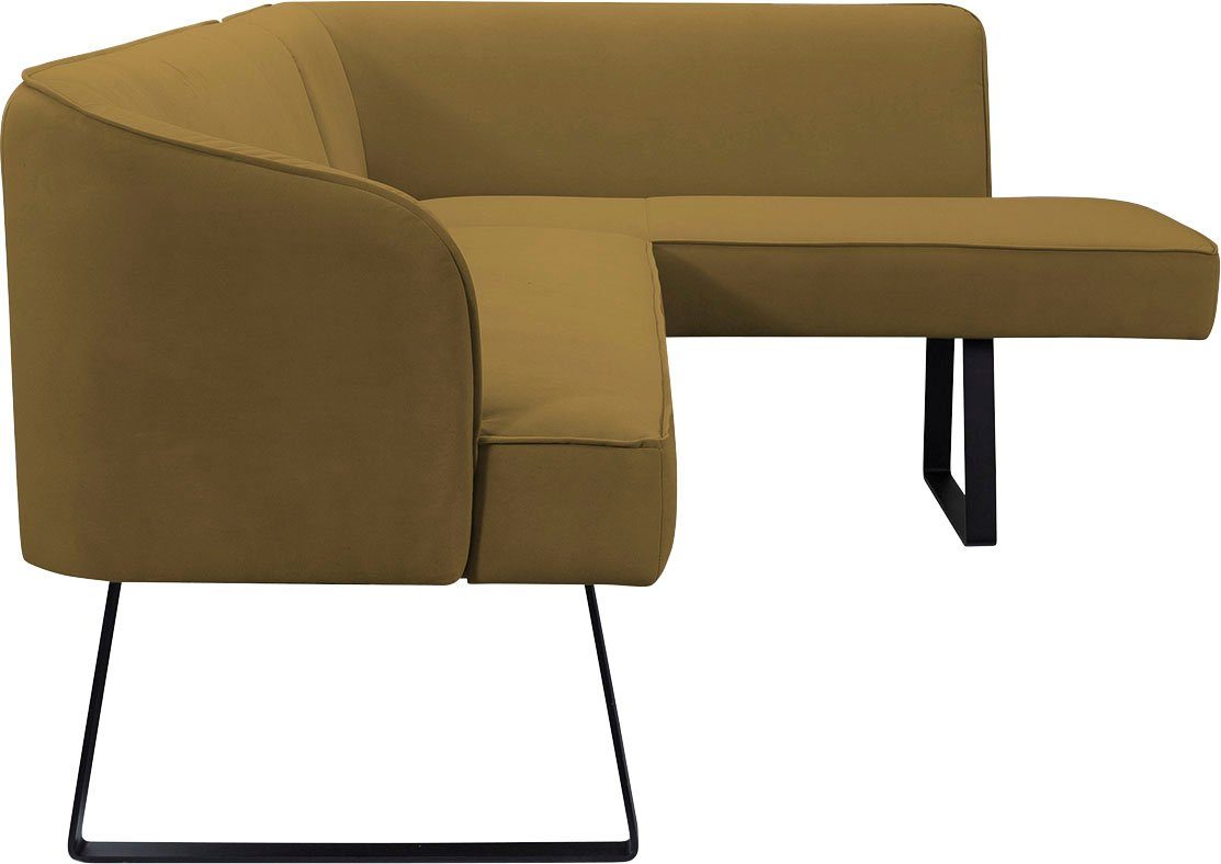 verschiedenen Keder exxpo - und Bezug in sofa mit Qualitäten Eckbank fashion Metallfüßen, Americano,