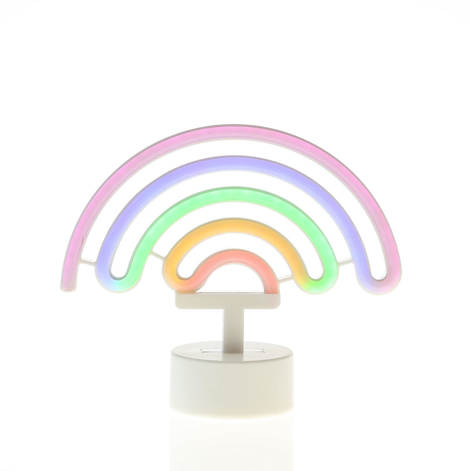 SATISFIRE LED Dekolicht LED Neonlicht Regenbogen Neonschild Leuchtfigur USB günstig online kaufen
