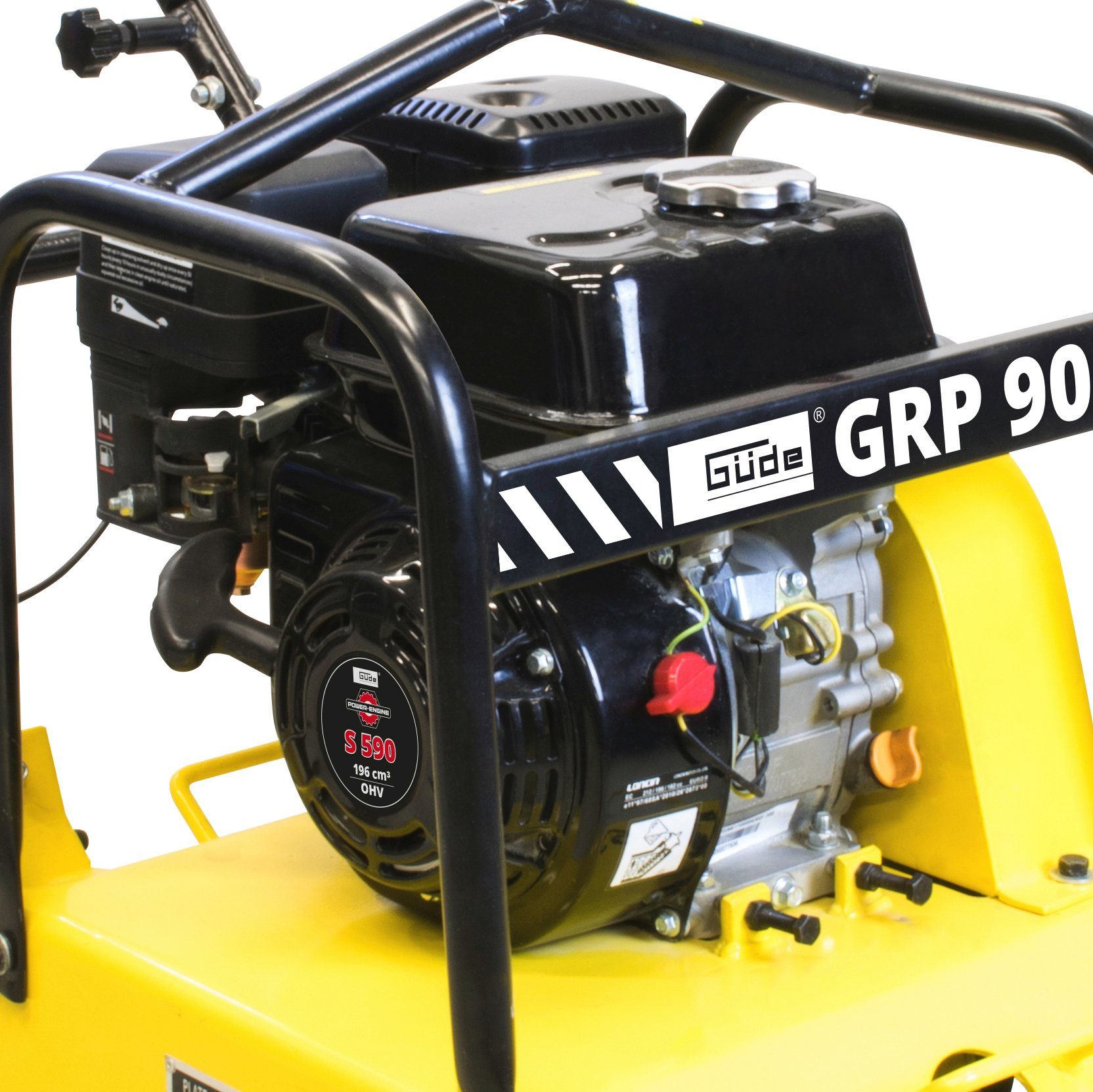 Güde Rüttelplatte GRP 90, max. 4750 vpm, (LxB) 54x45 cm