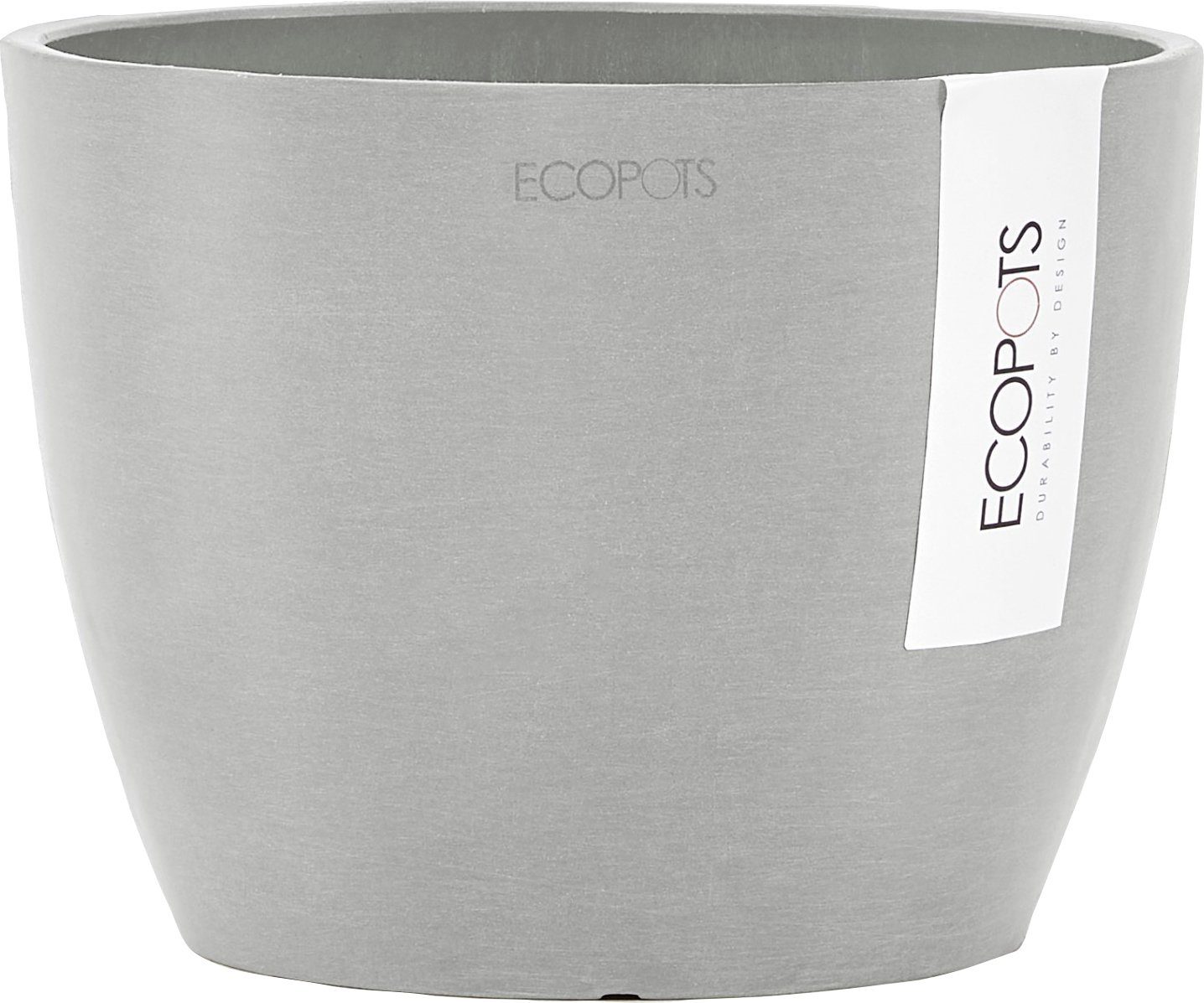 ECOPOTS Blumentopf STOCKHOLM White 16x165x12,5 BxTxH: cm Grey