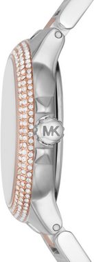 MICHAEL KORS Multifunktionsuhr CAMILLE, MK1054SET, (Set, 2-tlg., mit Kette), Quarzuhr, Armbanduhr, Damenuhr, ideal auch als Geschenk, analog