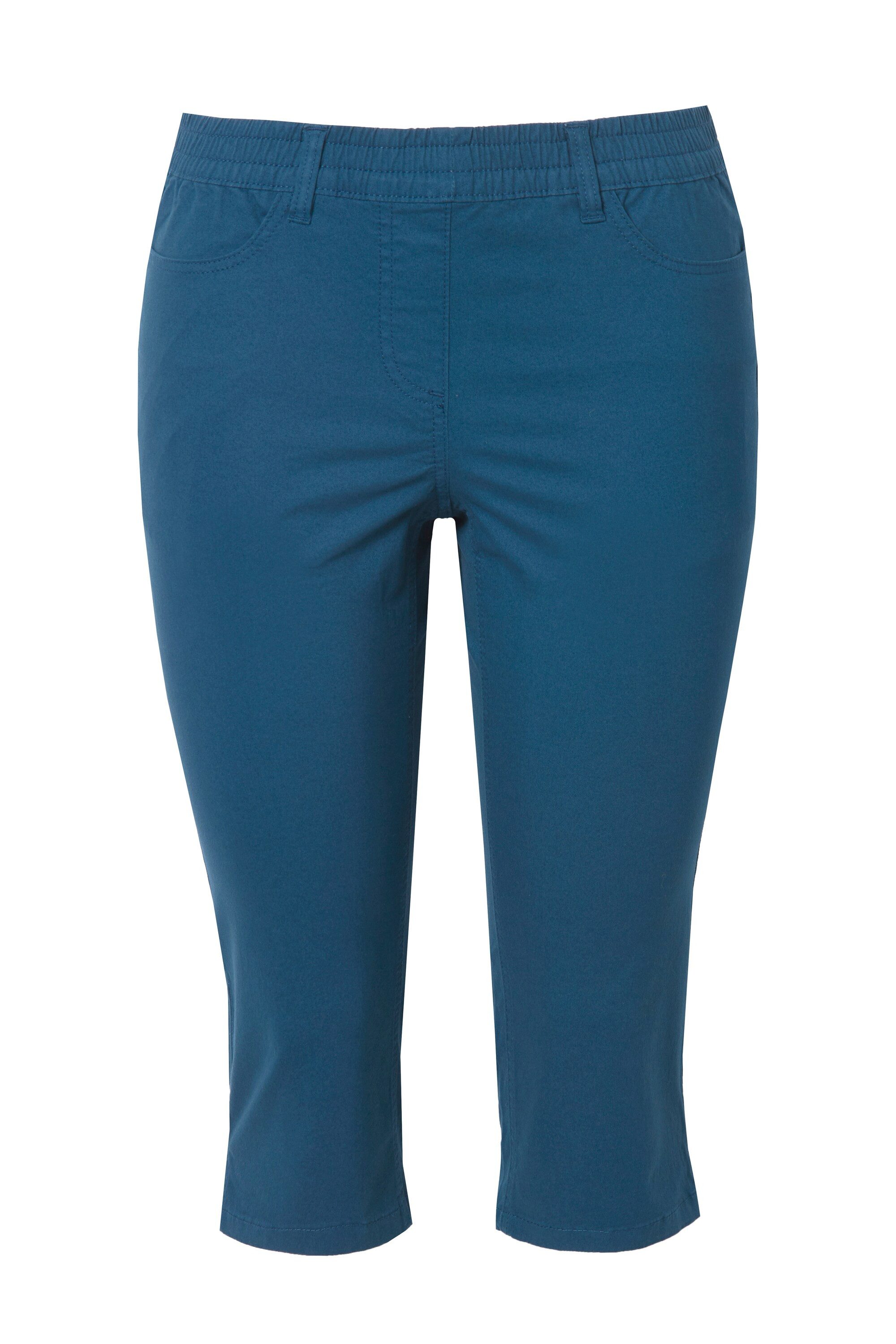 Ulla Popken Jeggings Caprihose Saumschlitze Gürtelschlaufen günstig online kaufen