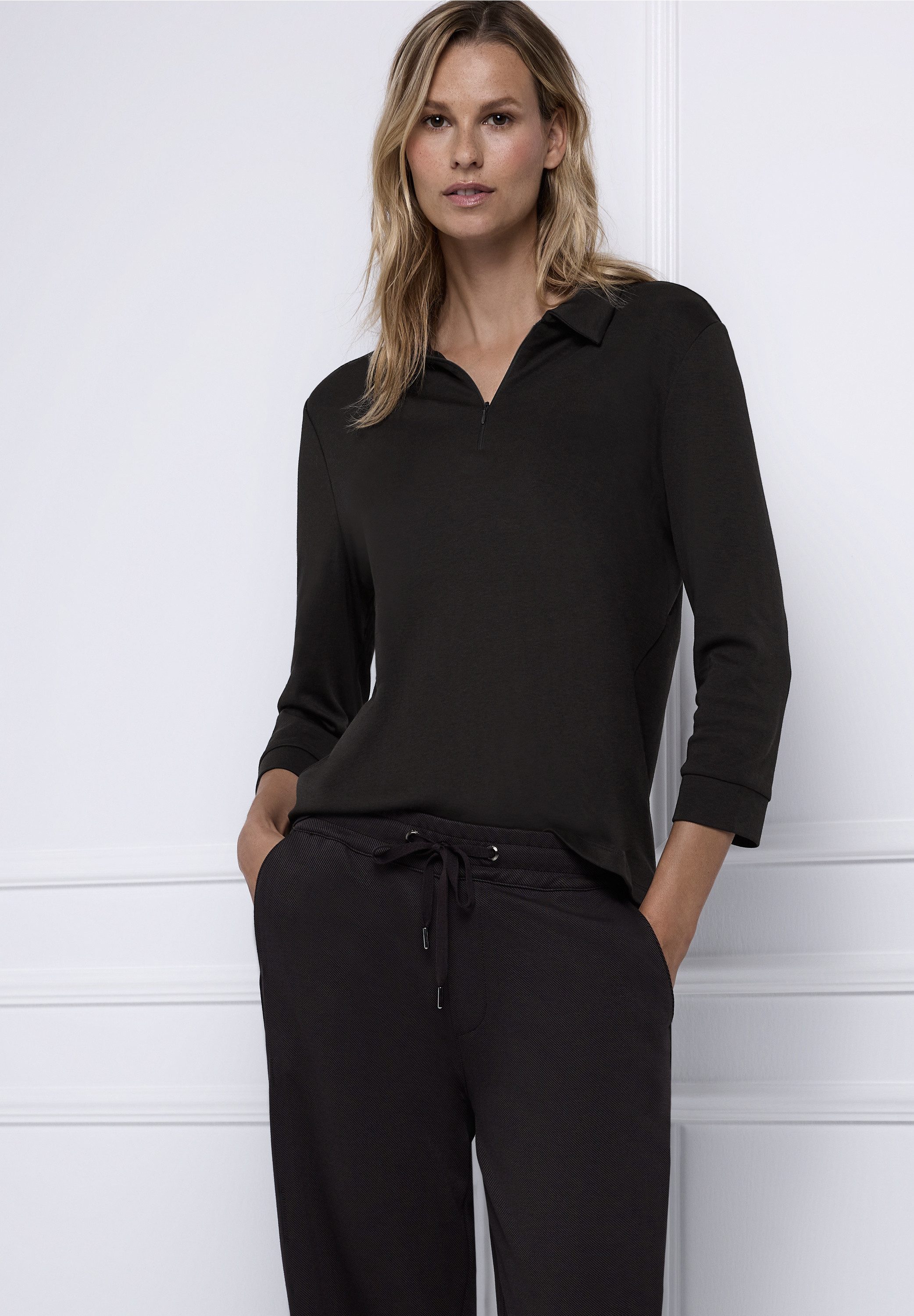 STREET ONE Poloshirt mit Zipper