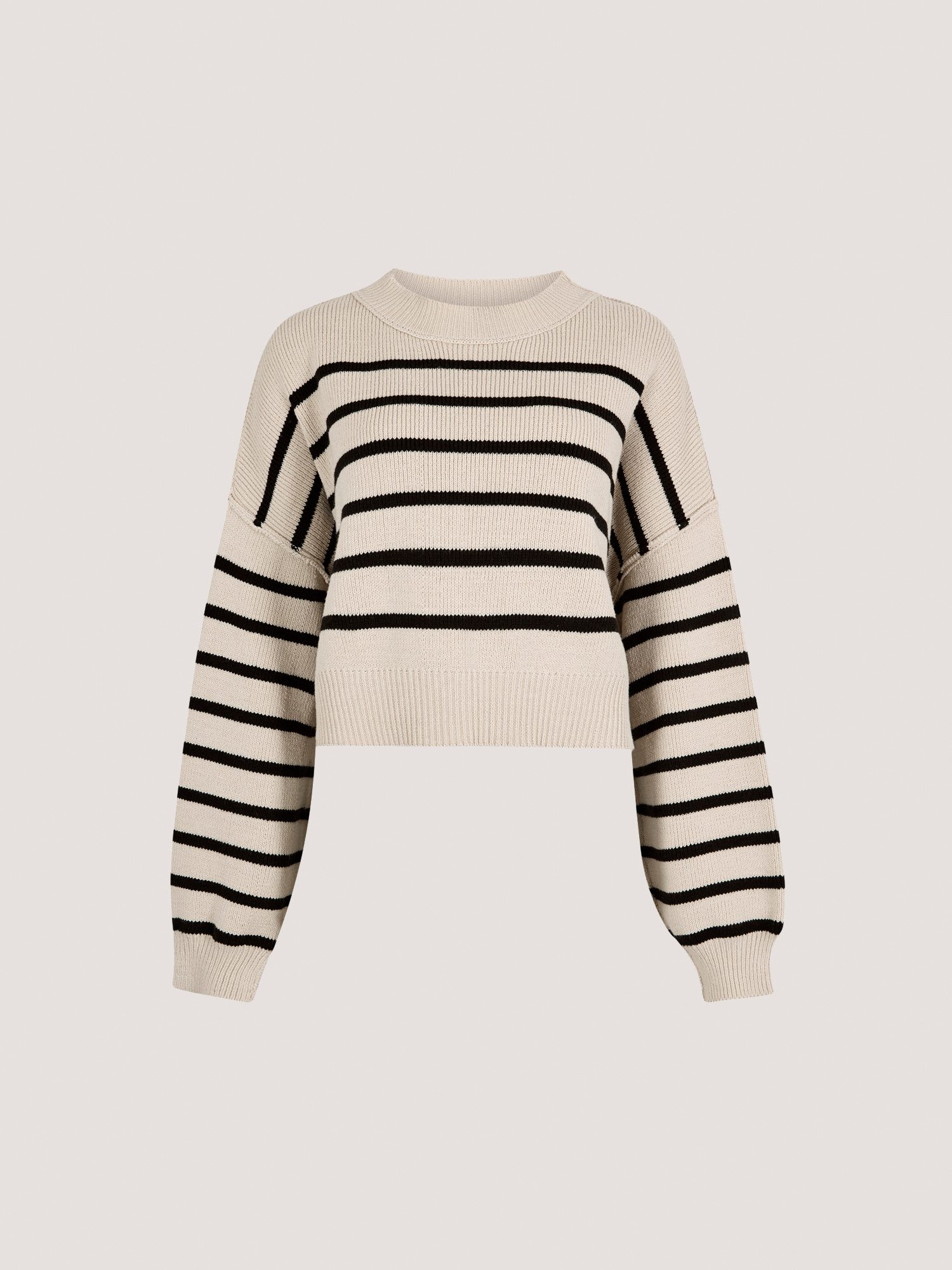 Streifenpullover Kurzpullover