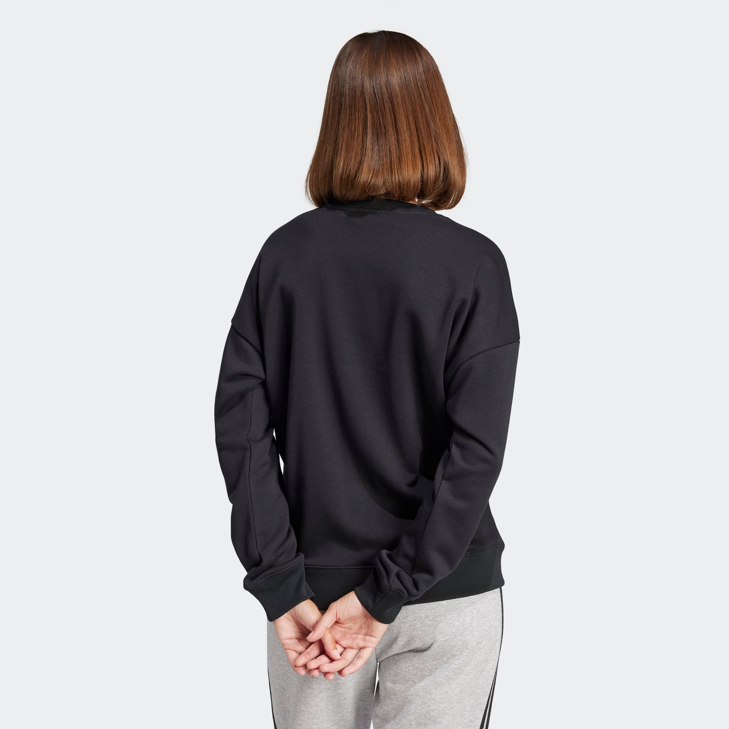 adidas Sportswear Sweatshirt ESSENTIALS LINEAR FRENCH TERRY mit Rundhalsausschnitt, ohne Verschluss, normale Schnittform – Bild 3 von 5