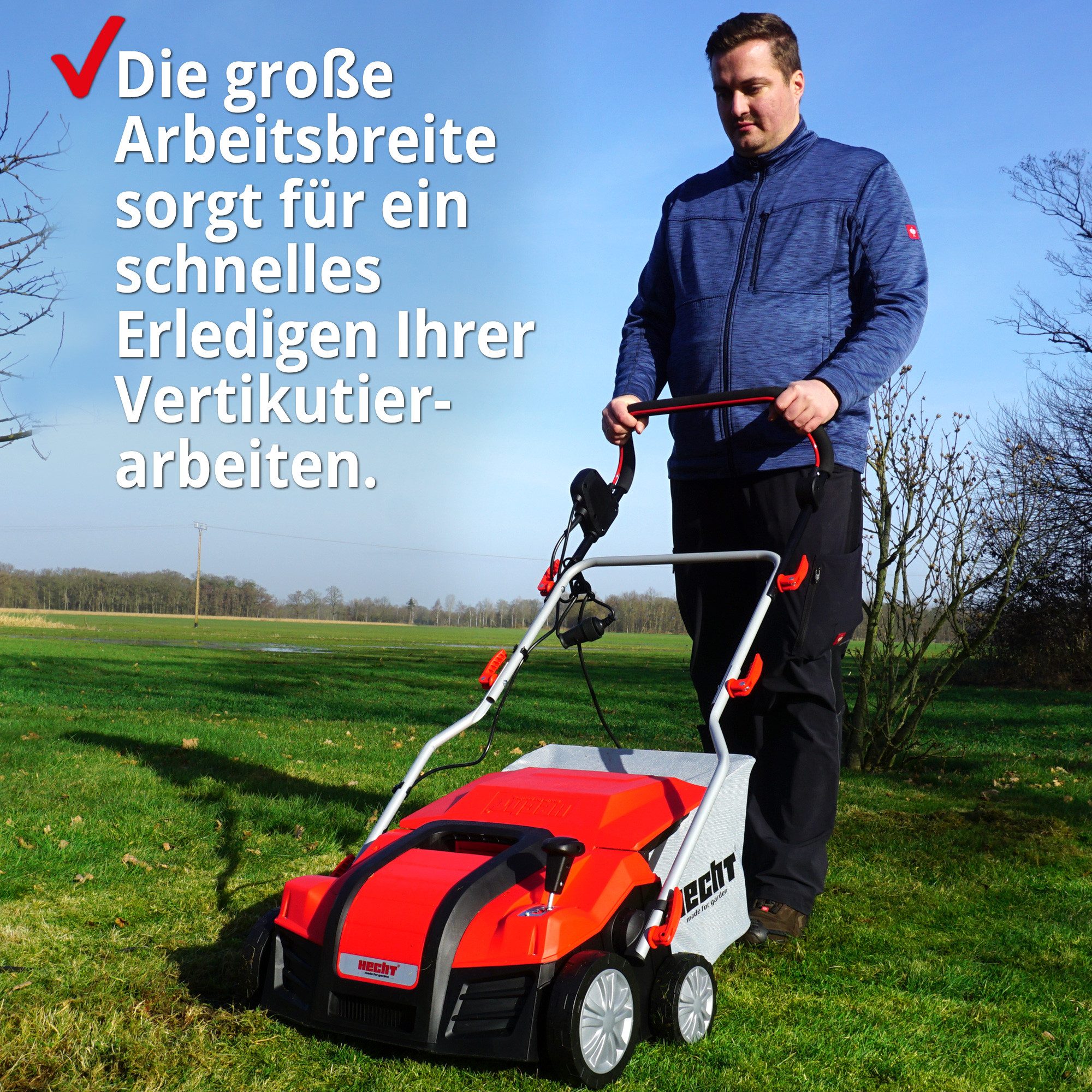Hecht Elektro-Vertikutierer / Lüfter 1848 2in1 günstig online kaufen