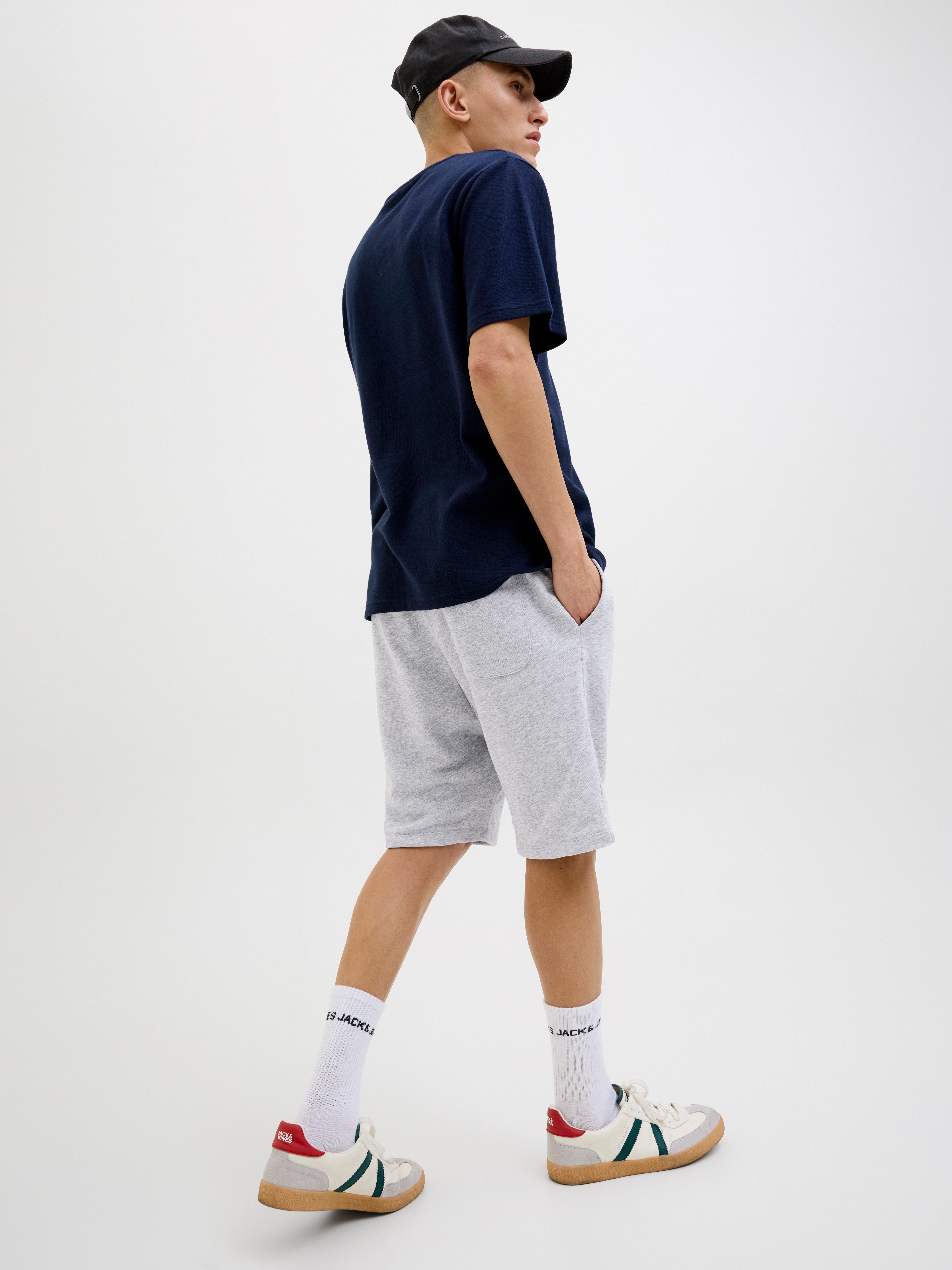 Jack & Jones Sweatshorts JPSTGORDON BRADLEY SWEAT SHORTS MP 2PK (Packung, 2-tlg) Materialmix, regular fit – Bild 5 von 5