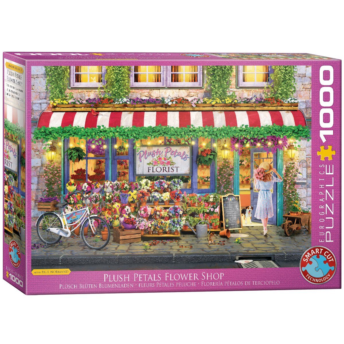 EUROGRAPHICS Puzzle Plüsch Blüten Blumenladen 1000-Teile Puzzle, 1000 Puzzleteile