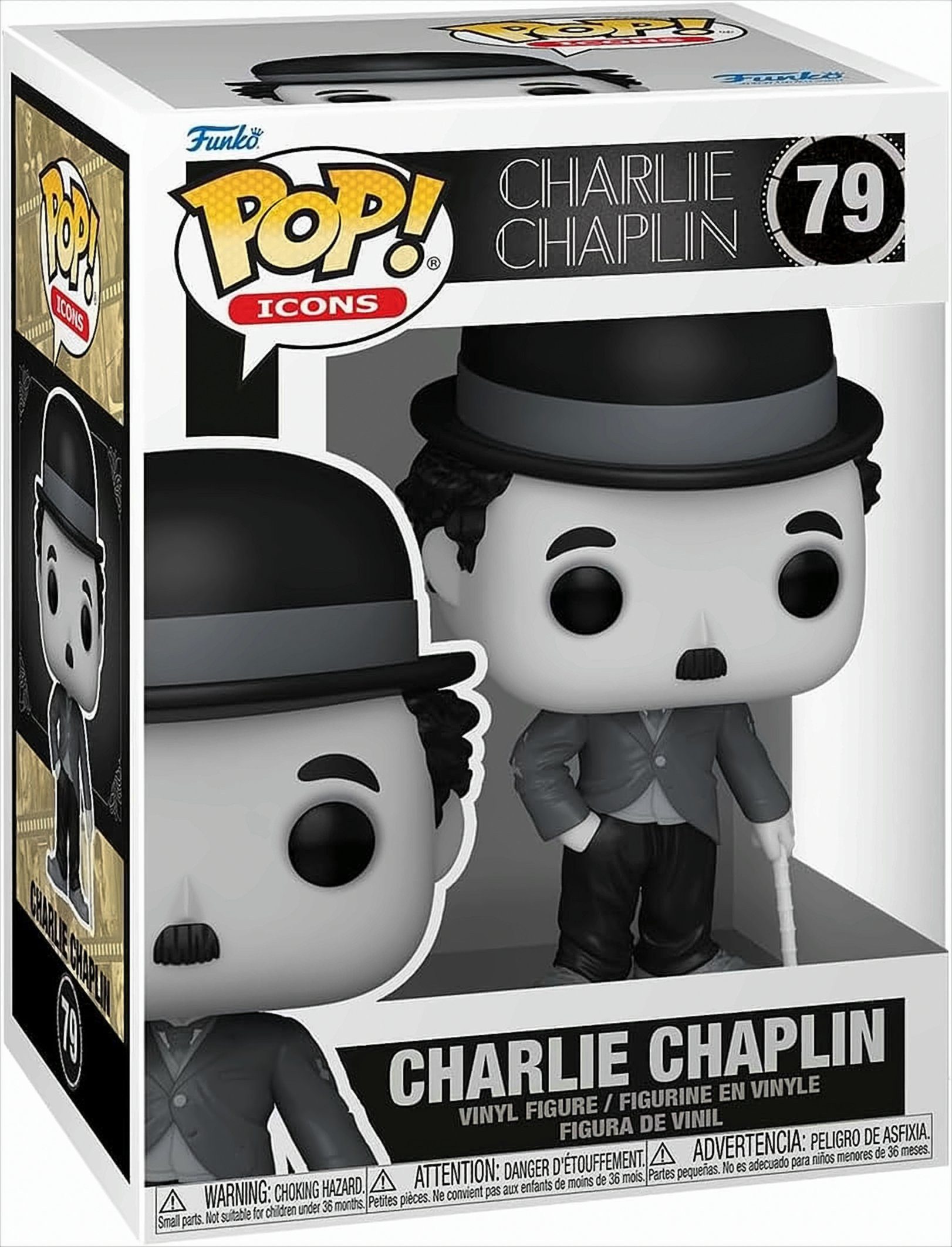Spielfigur POP - Icons - Charlie Chaplin