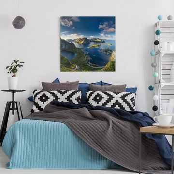 Bilderdepot24 Leinwandbild Strand Meer Modern Natur Reinebringen blau grün Bild auf Leinwand XXL, Bild auf Leinwand; Leinwanddruck in vielen Größen