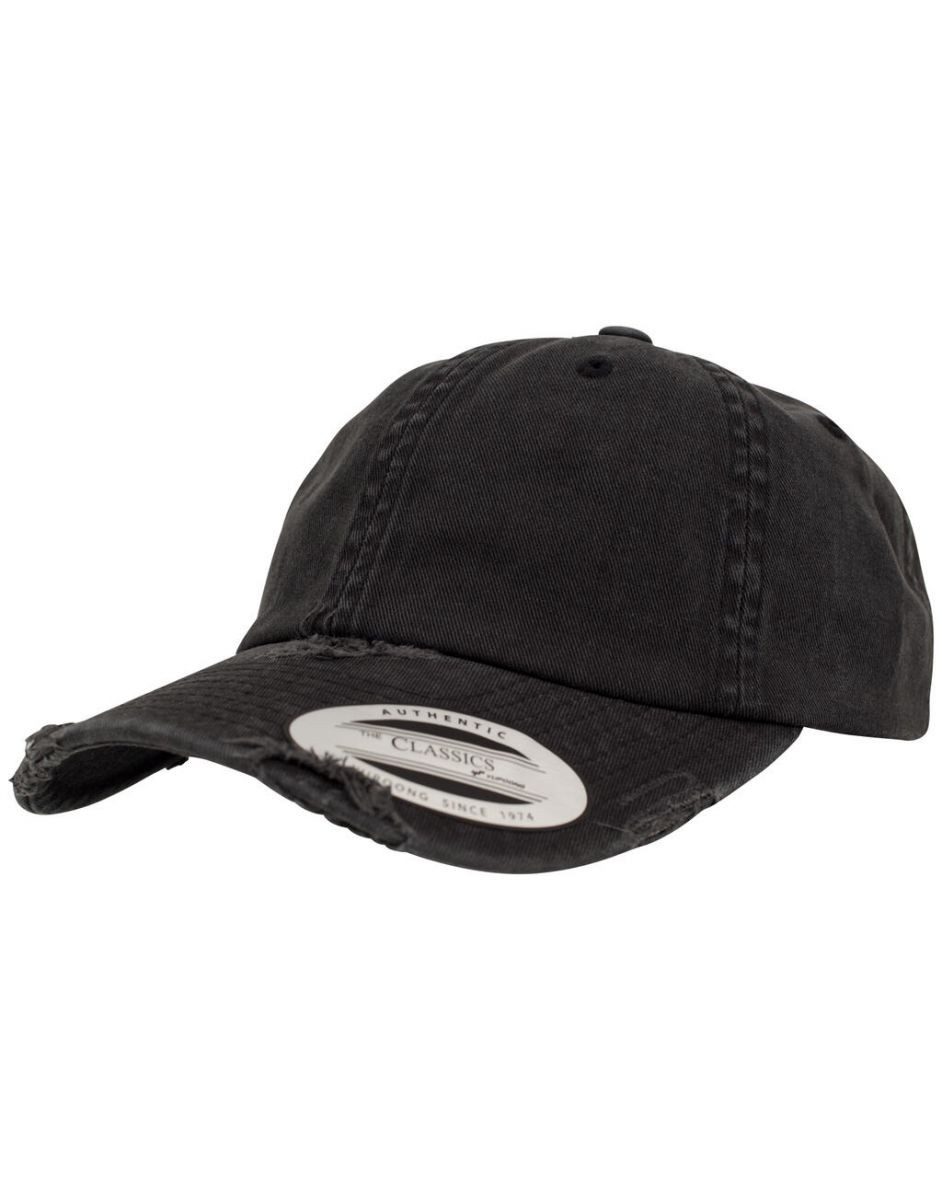 Flexfit Baseball Cap Low Profile Destroyed Cap / Extra tiefe Form