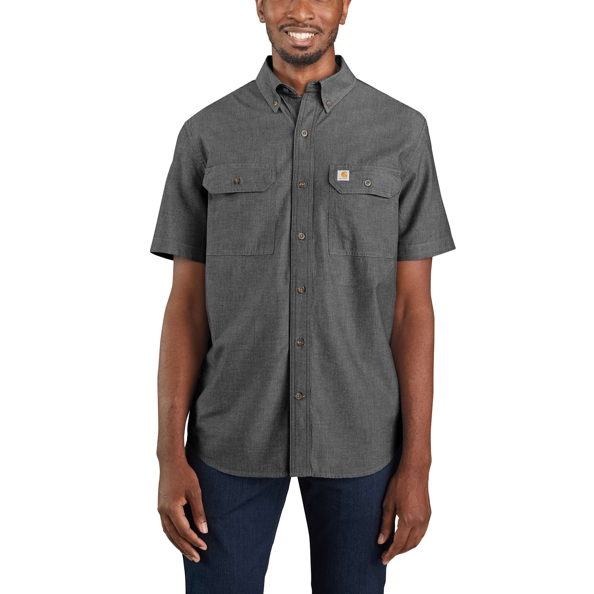 Carhartt Kurzarmhemd Carhartt LOOSE CHAMBRAY S/S SHIRT 104369 (1-tlg)