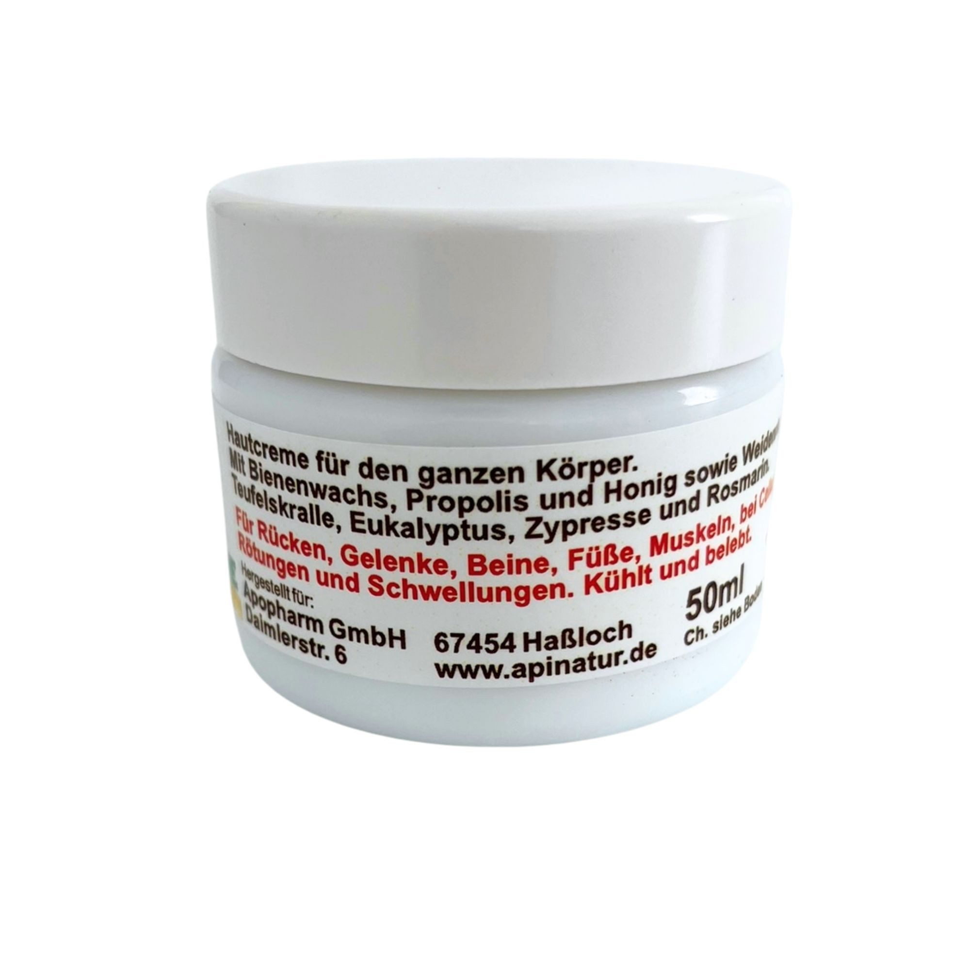 Apinatur Hautcreme Propolis Kräuter Creme 50ml Dose, Ganzkörpercreme