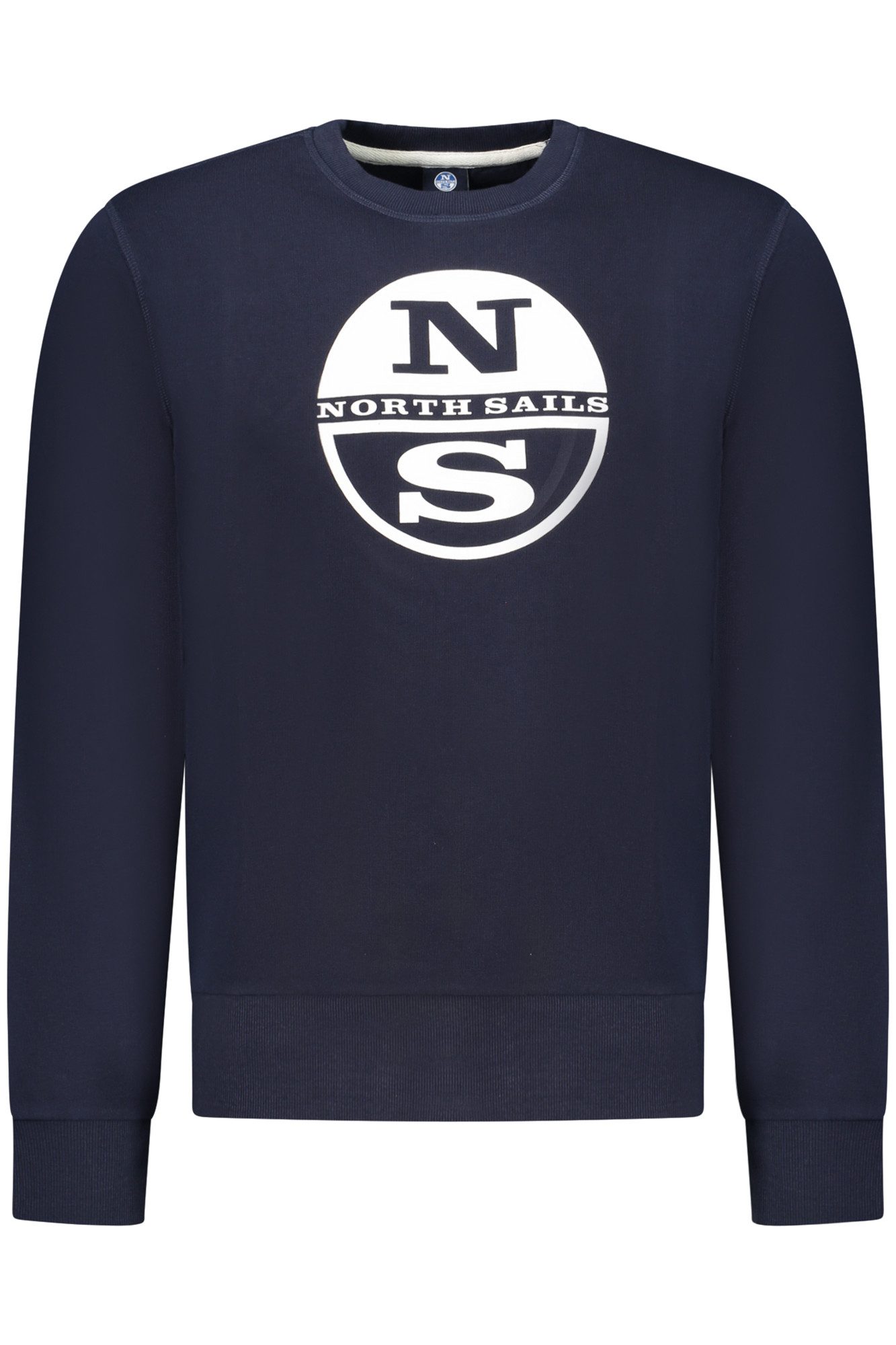 North Sails Sweatshirt Blaues Herren-Sweatshirt ohne Reißverschluss –