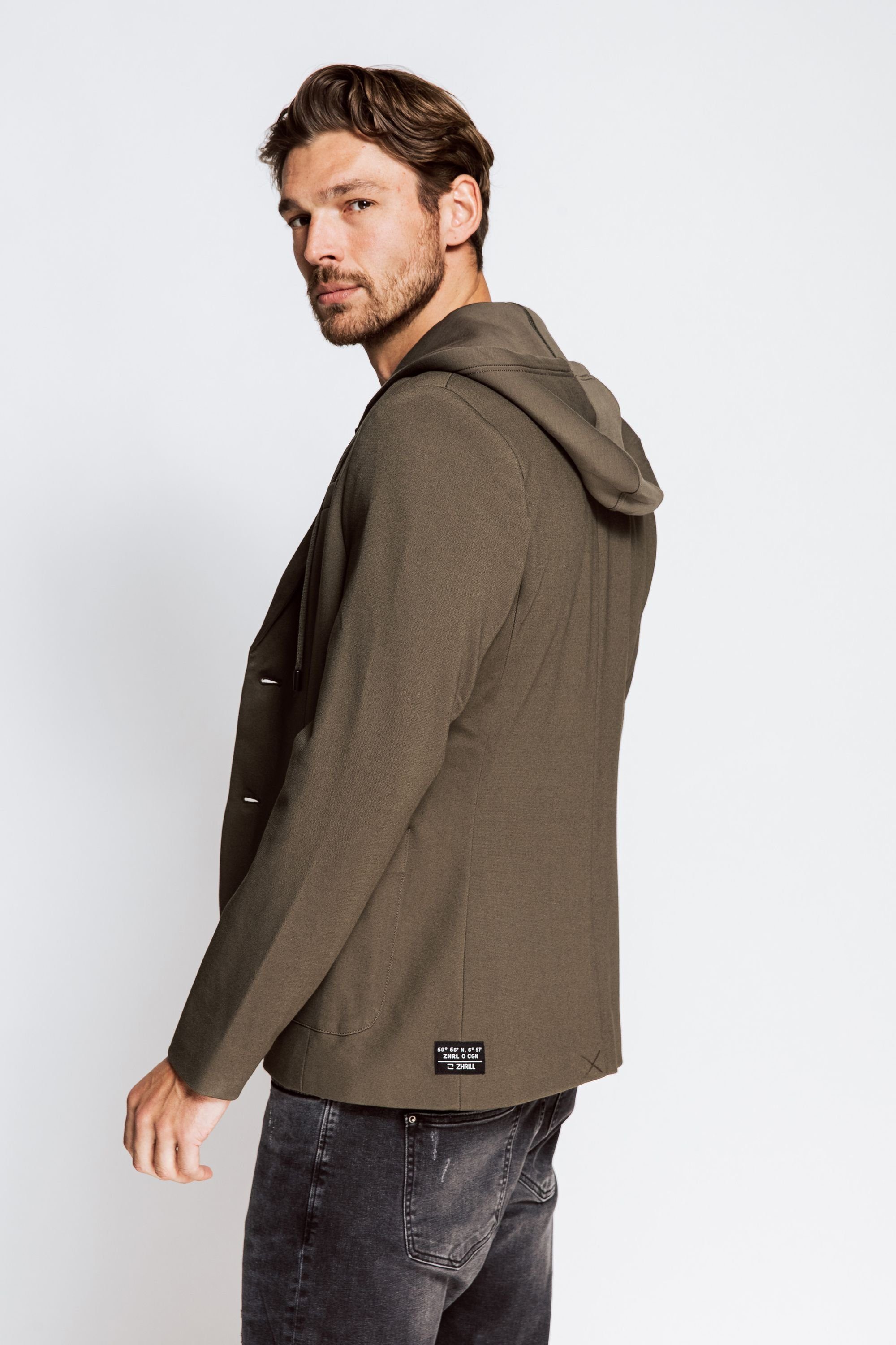 ARIAN Blouson Sweatjacke Tragekomfort Zhrill angenehmer (0-St) Olive