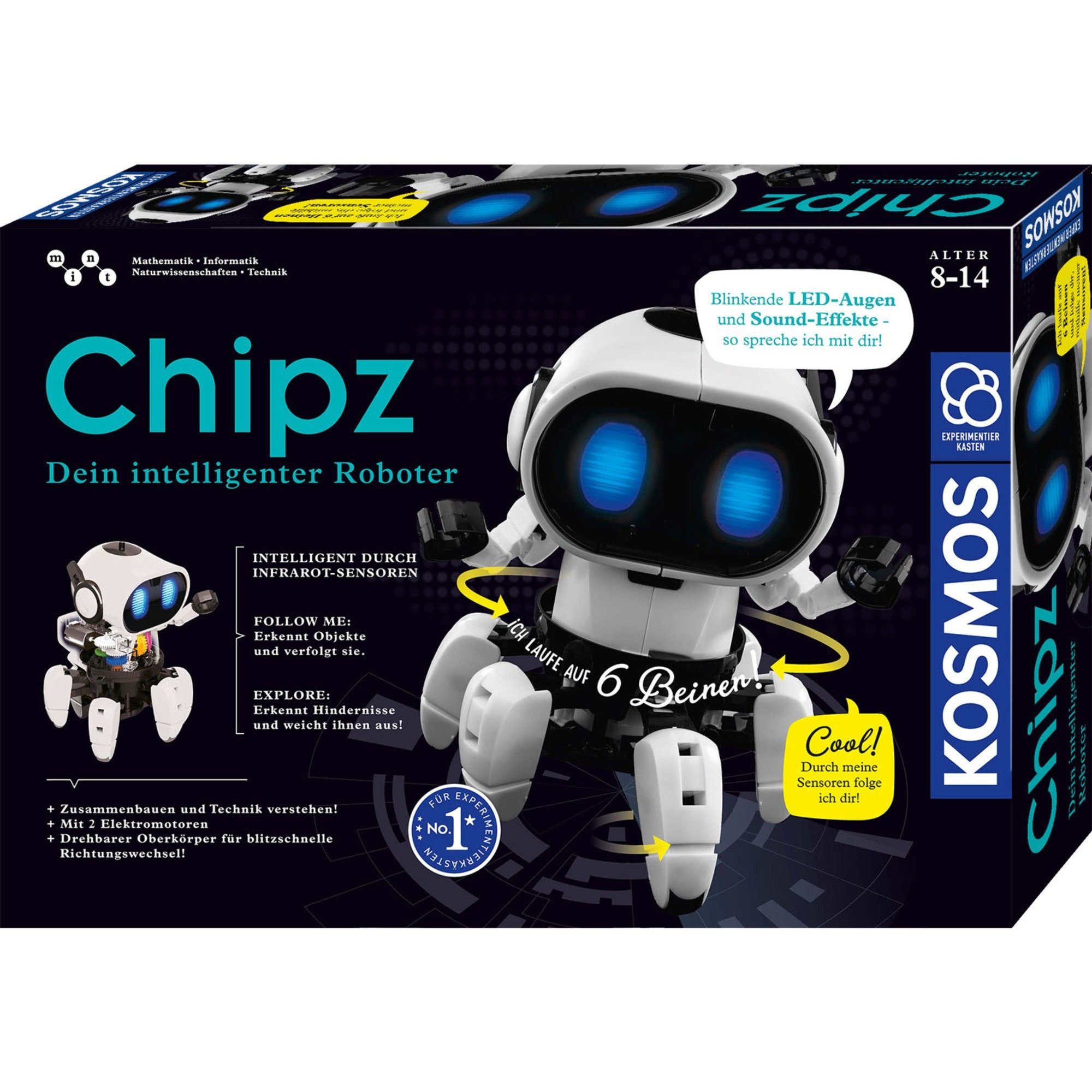 Kosmos Experimentierkasten Kosmos Chipz - Dein intelligenter Роботы