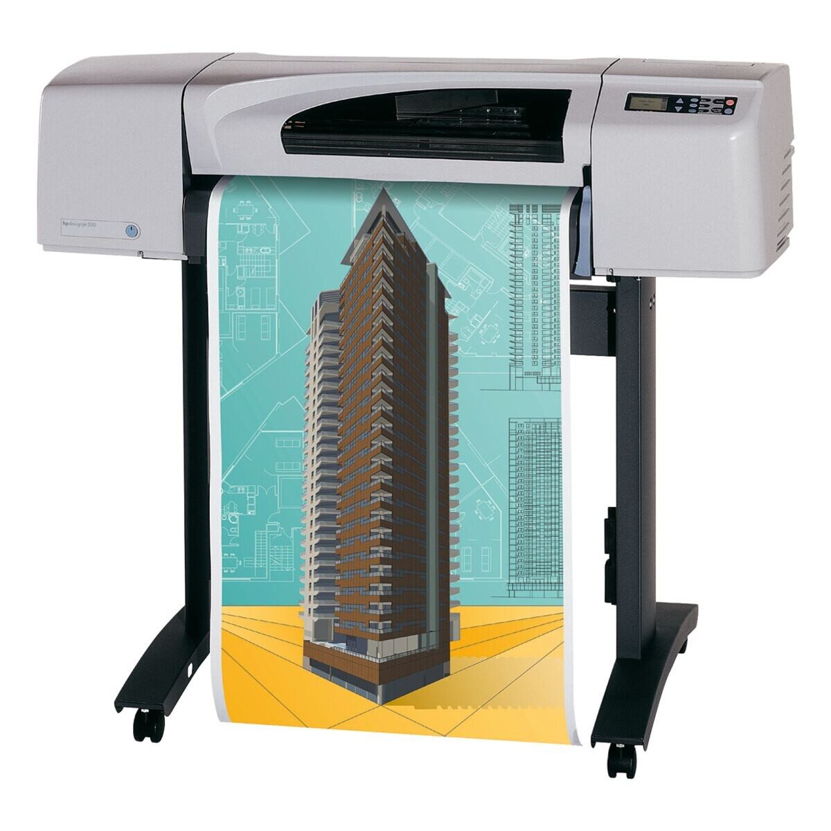 Inapa tecno cad Бумага для плоттера CAD Economics, 61 cm x 50 m, 90 g/m², weiß, matt