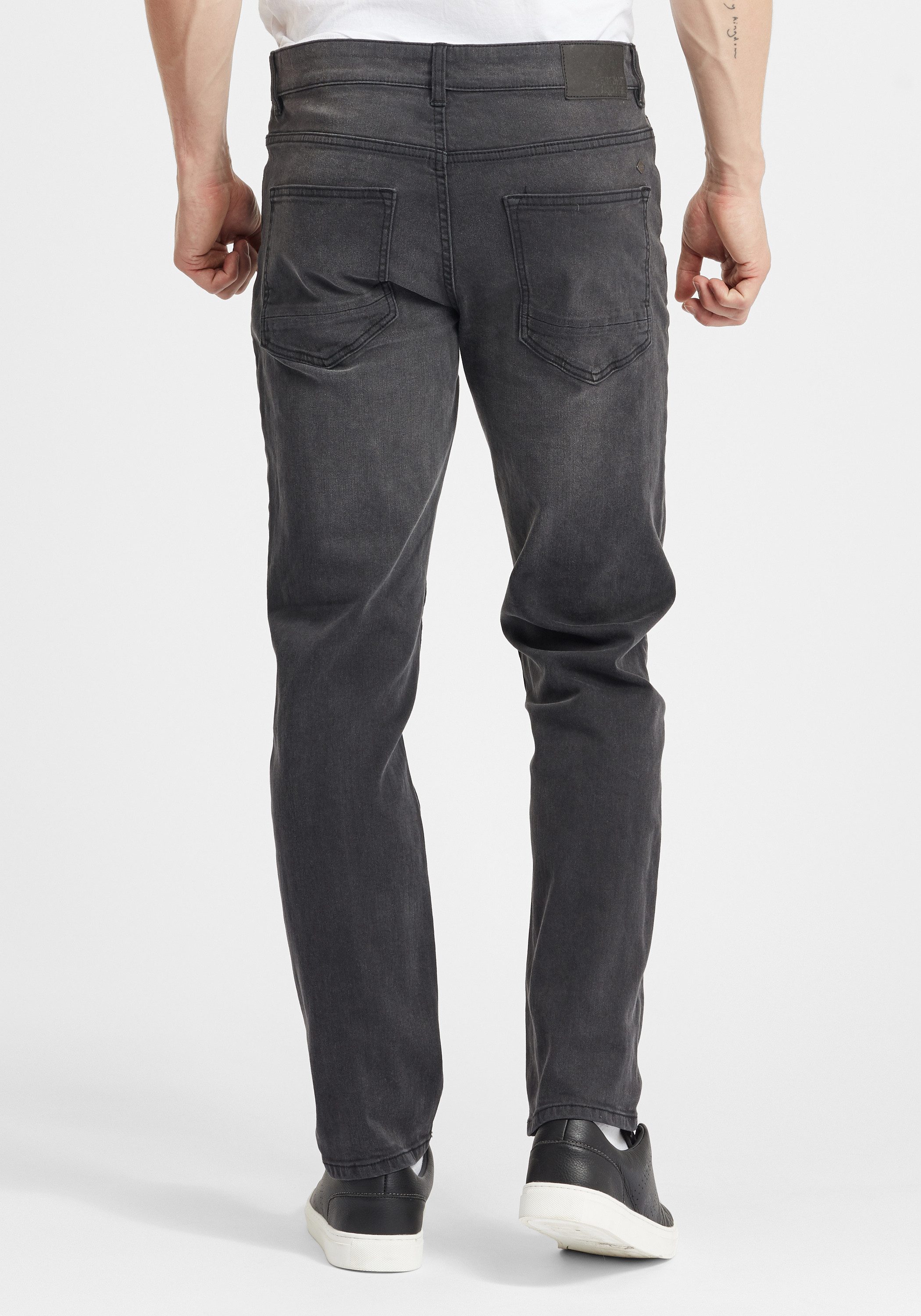 !Solid 5-Pocket-Jeans SDFynn 5-Pocket-Jeans mit Washed-Effekt