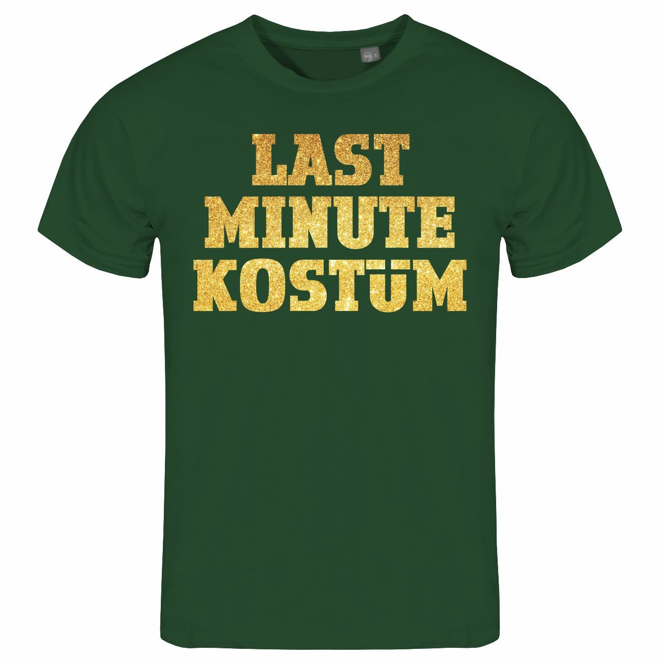 Print-Shirt Herren T-Shirt LAST MINUTE KOSTÜM