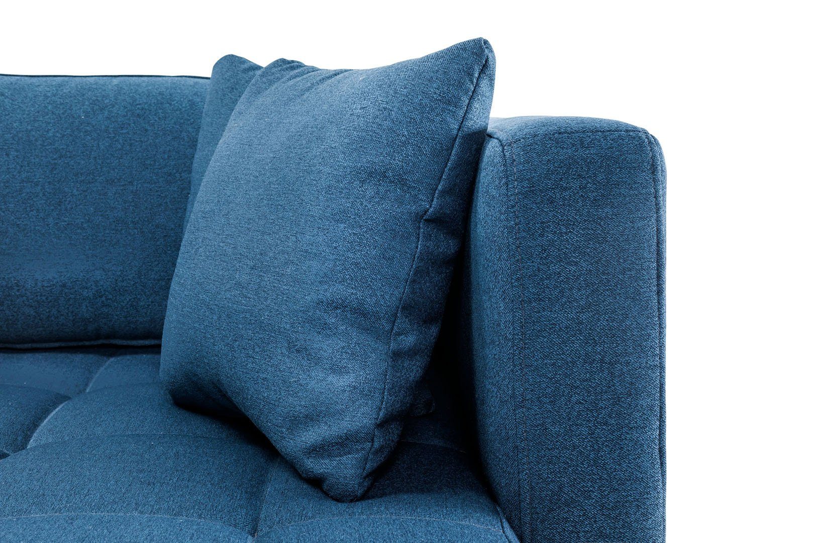 Sofa Cali ebuy24 Blau oder rechts Chaiselongsofa mit links gewendet