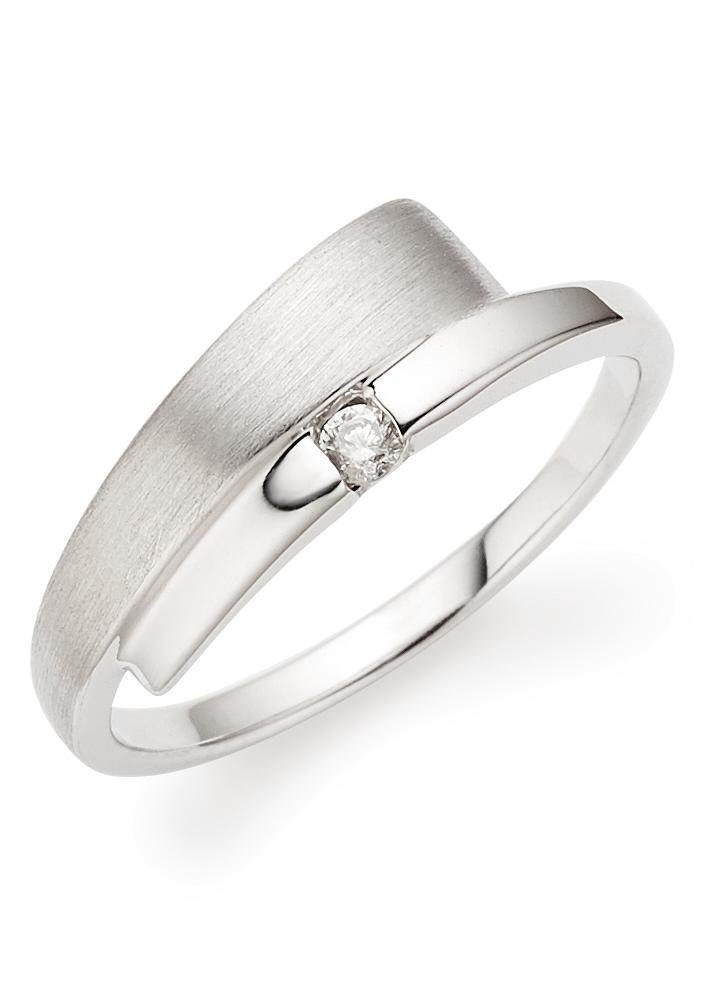 Bruno Banani Fingerring Ювелирные изделия Geschenk Silber 925 Damenring, mit Zirkonia (synth)