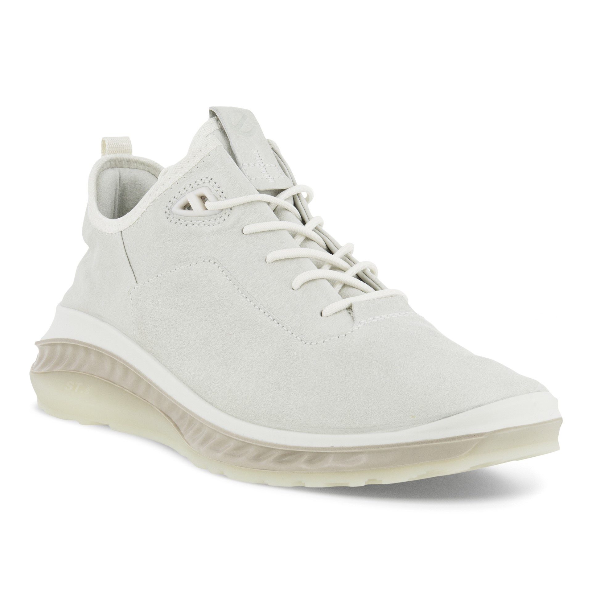 Ecco ST.360 Vollnarbenleder weiss Herren Sneaker günstig online kaufen