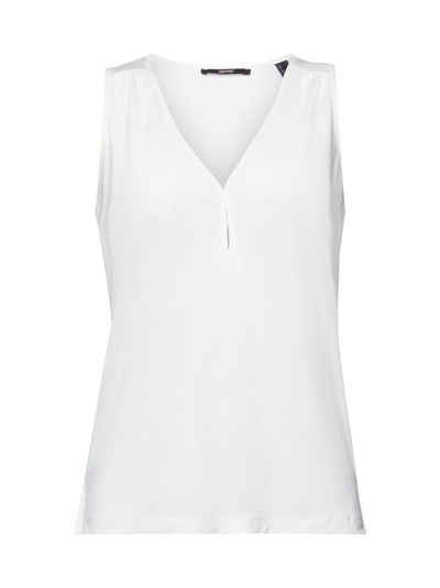 Esprit Collection T-Shirt Top aus Jersey, TENCEL™ Lyocell (1-tlg)