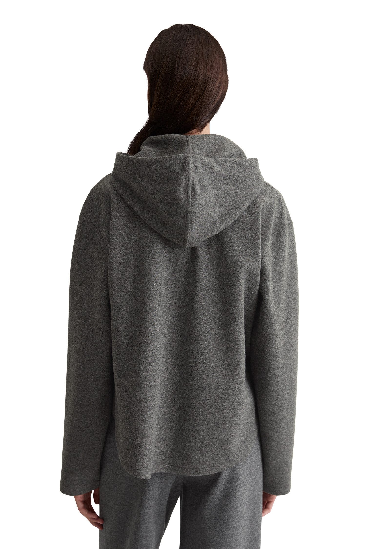 Marc O'Polo Sweatjacke aus kompaktem Interlockjersey