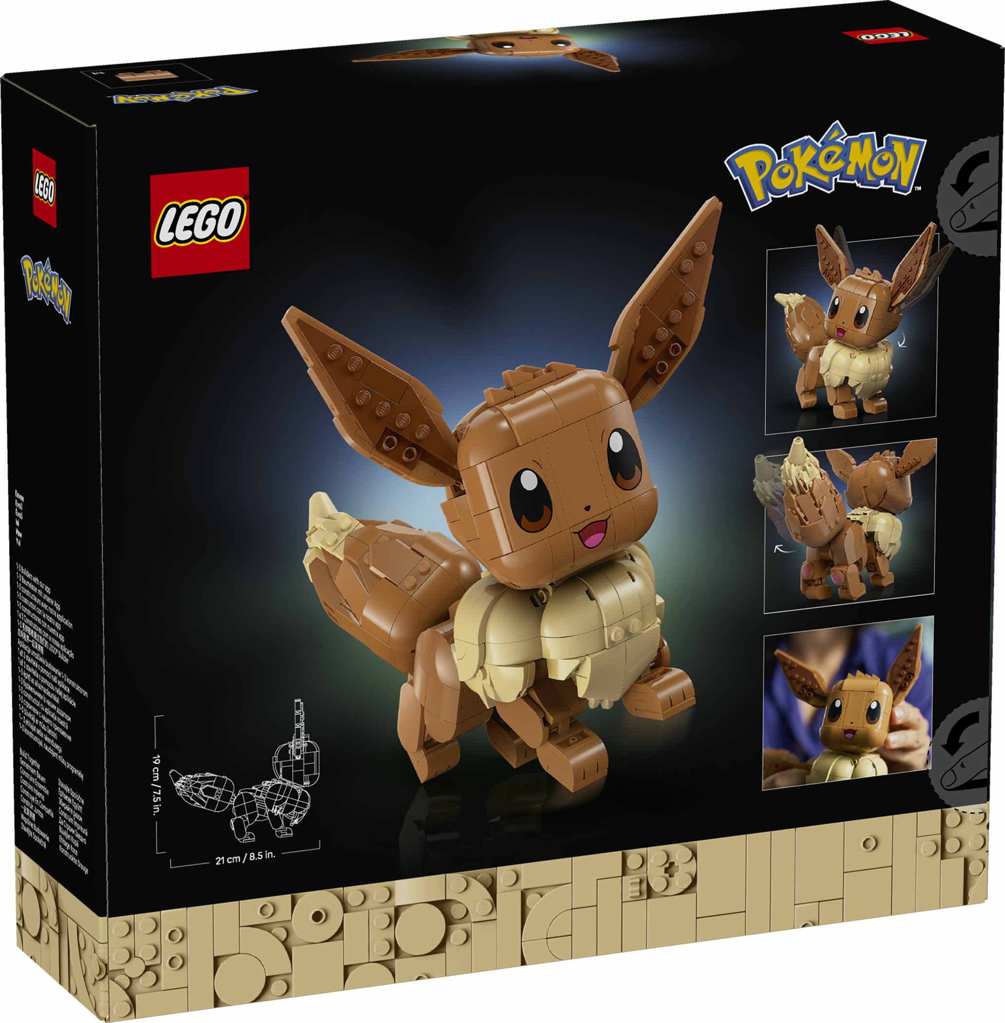 LEGO® Pokémon Evoli 587 Teile 72151 Spielbausteine