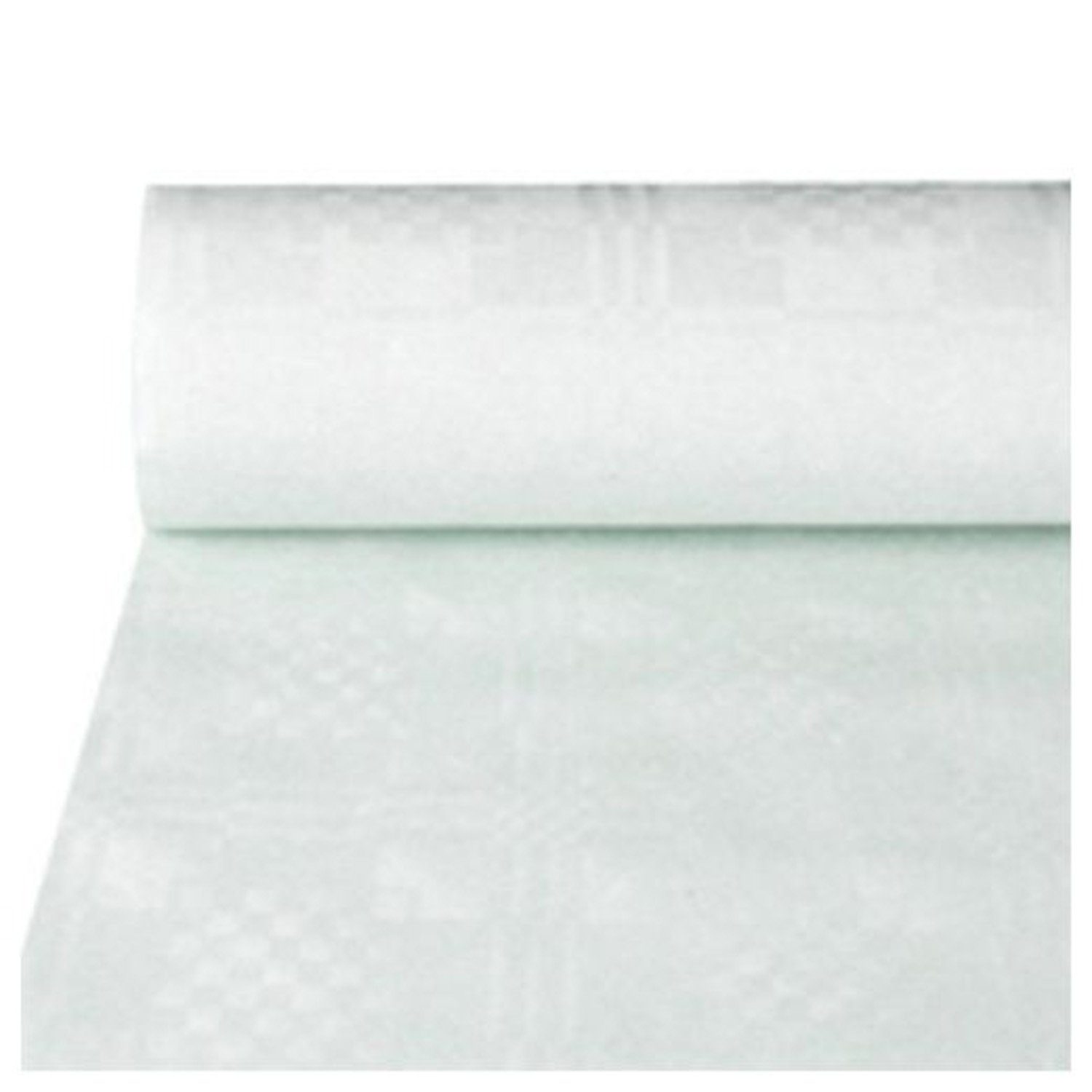PAPSTAR Tischdecke Papiertischtuch mit Damastprägung 50 m x 1 m weiss (Roll günstig online kaufen
