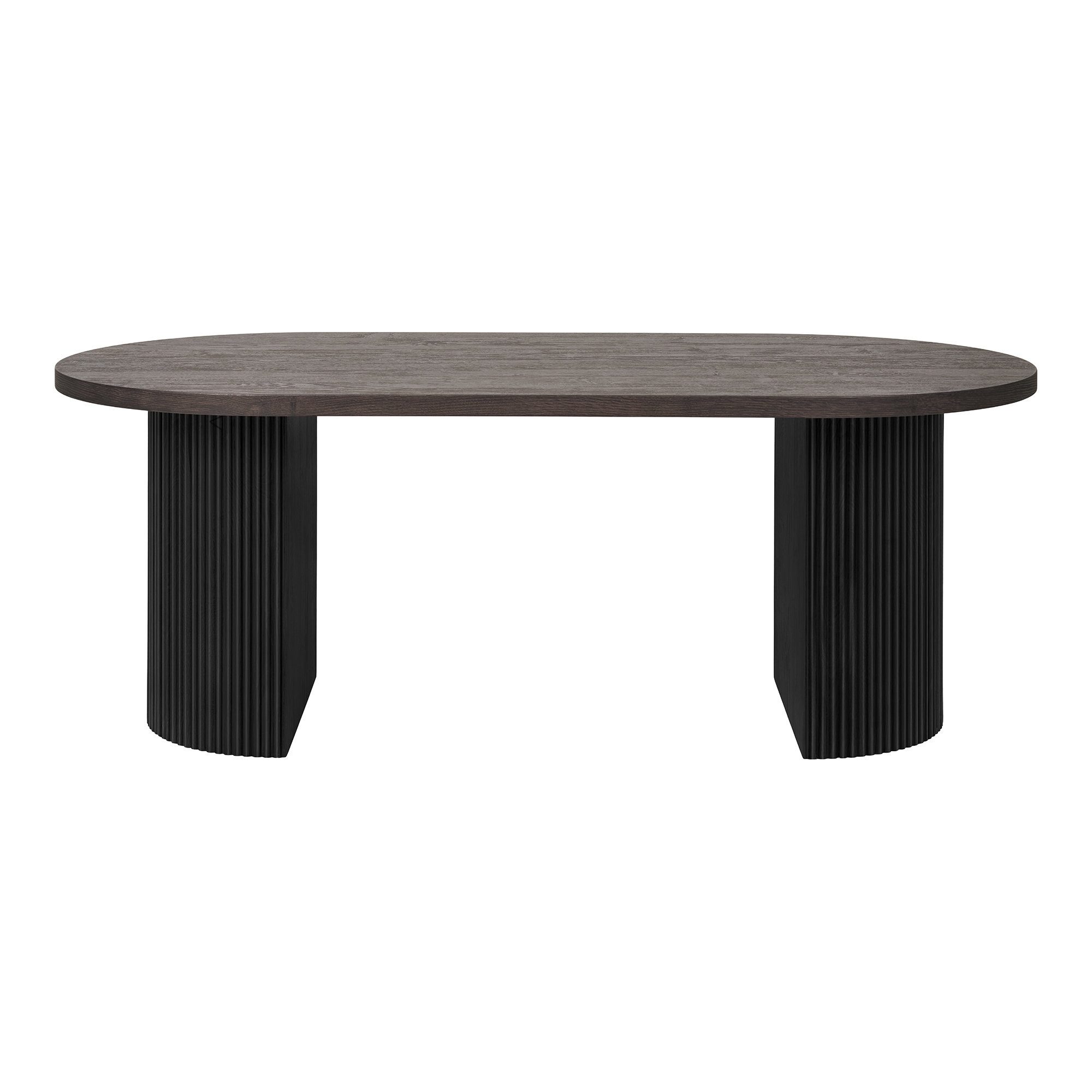 tinkaro Couchtisch Boavista 120 x 60 x 45 cm Dunkelbraun (1-St), Wohnzimmertisch aus MDF mit Ablagefläche für dein Wohnzimmer