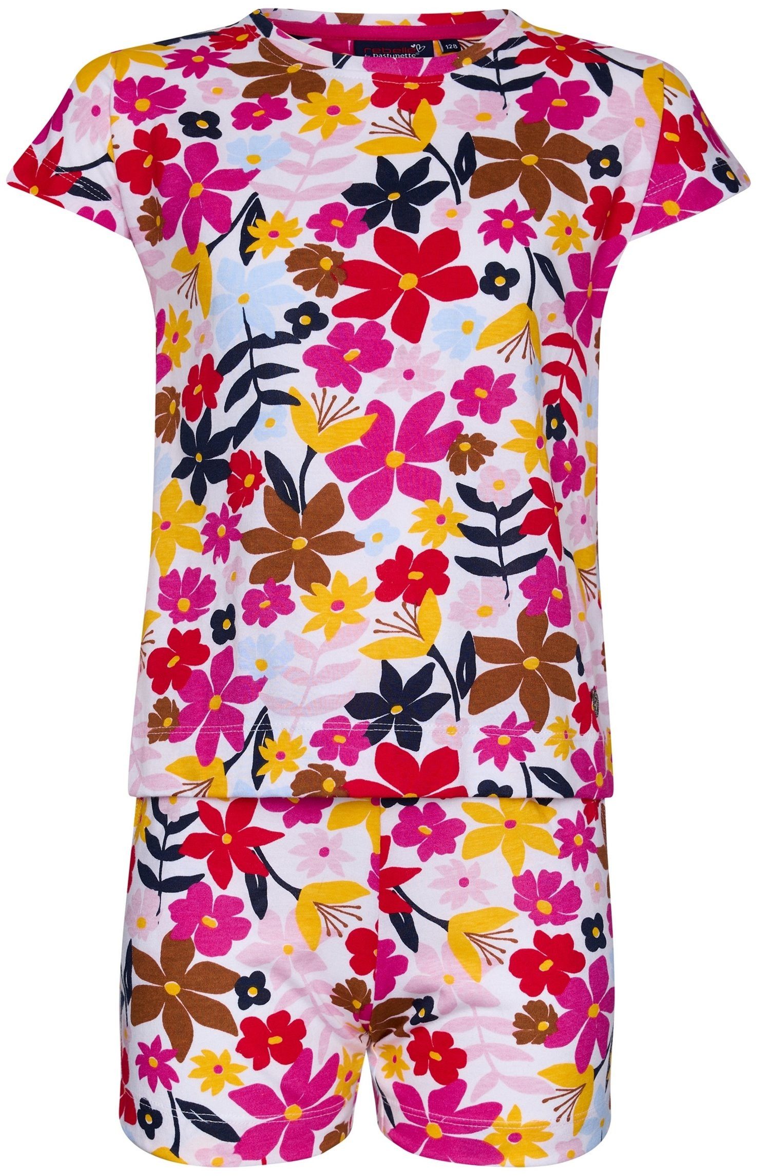 Rebelle Shorty Mädchen Pyjama kurz Schlafanzug (2 tlg) Baumwolle