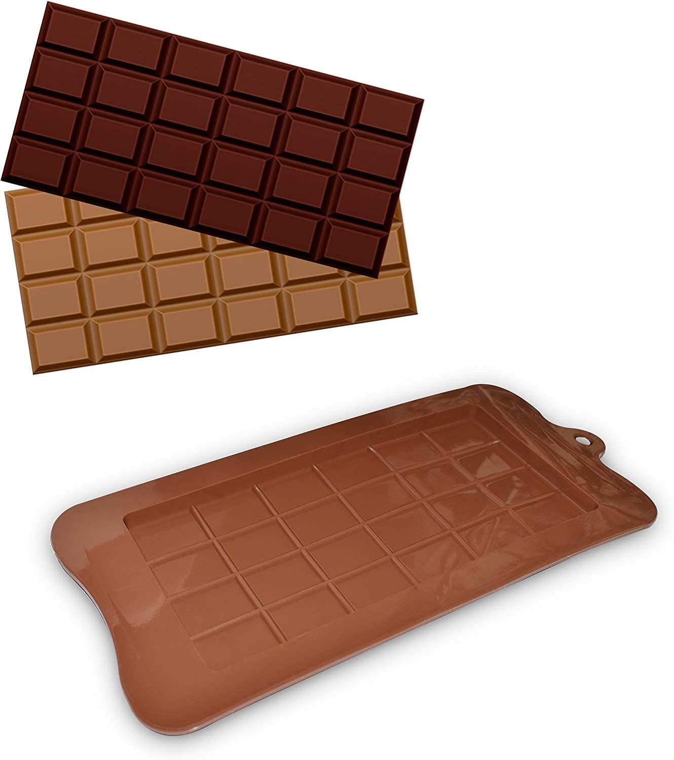 Brechbare Set zggzerg Schokoladenformen, Zggzerg mit 4 Packungen Eisform
