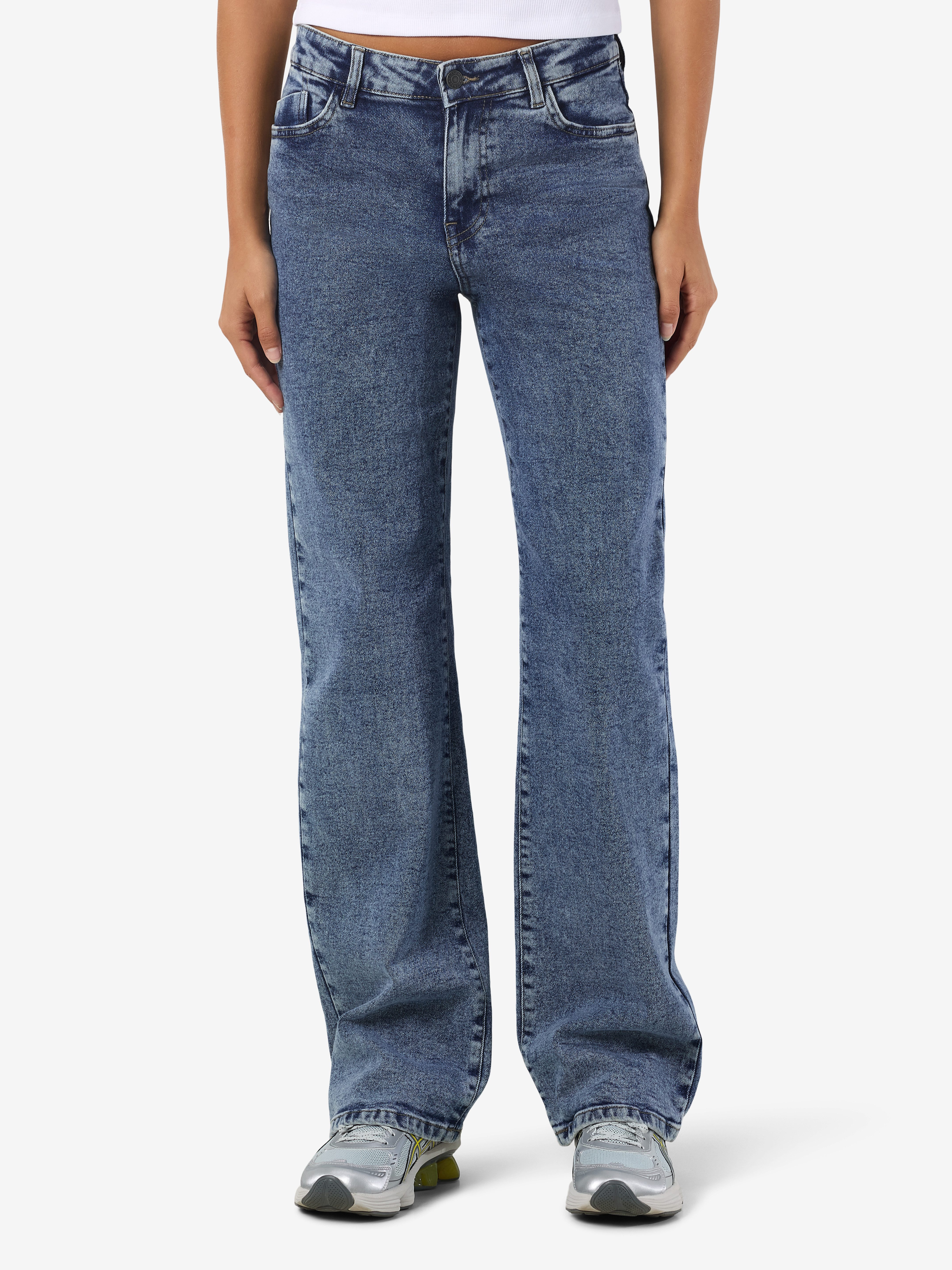 Noisy may Weite Jeans NMYOLANDA NW WIDE JEANS AZ358MB FWD NOOS