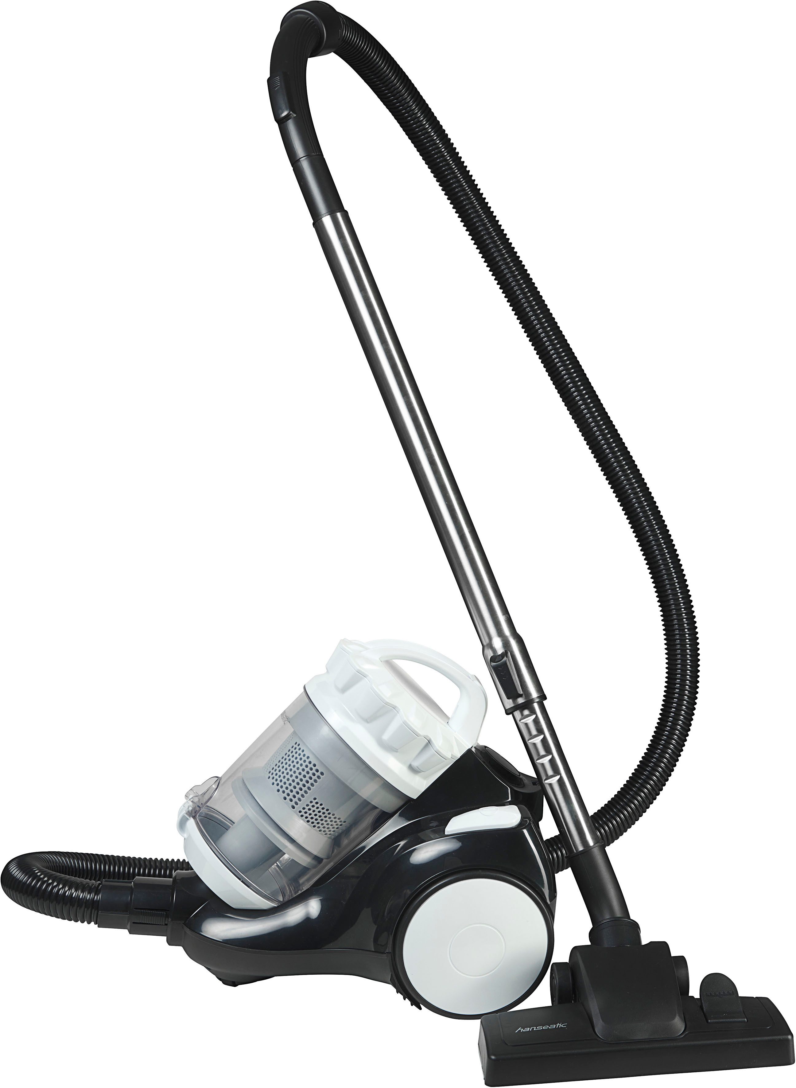 Hanseatic Bodenstaubsauger Edition 20-CJ132WT-060, hohe Saugkraft dank Zyklonentechnologie, 600 W, beutellos, 600 W Leistung, beutelloses System