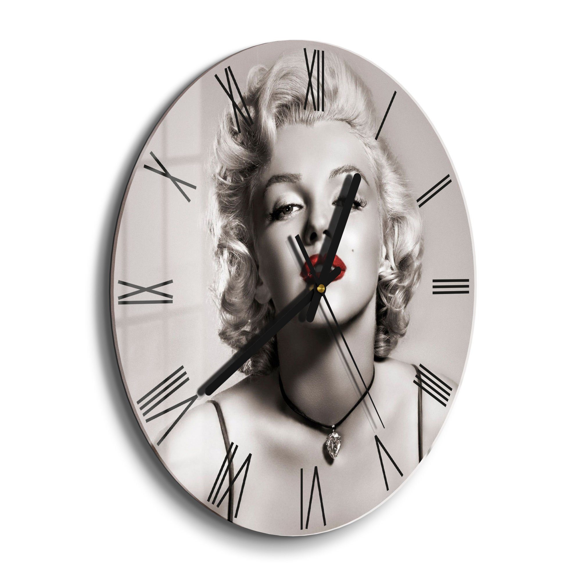 DEQORI Wanduhr 'Elegante Marilyn Monroe' (Glas günstig online kaufen