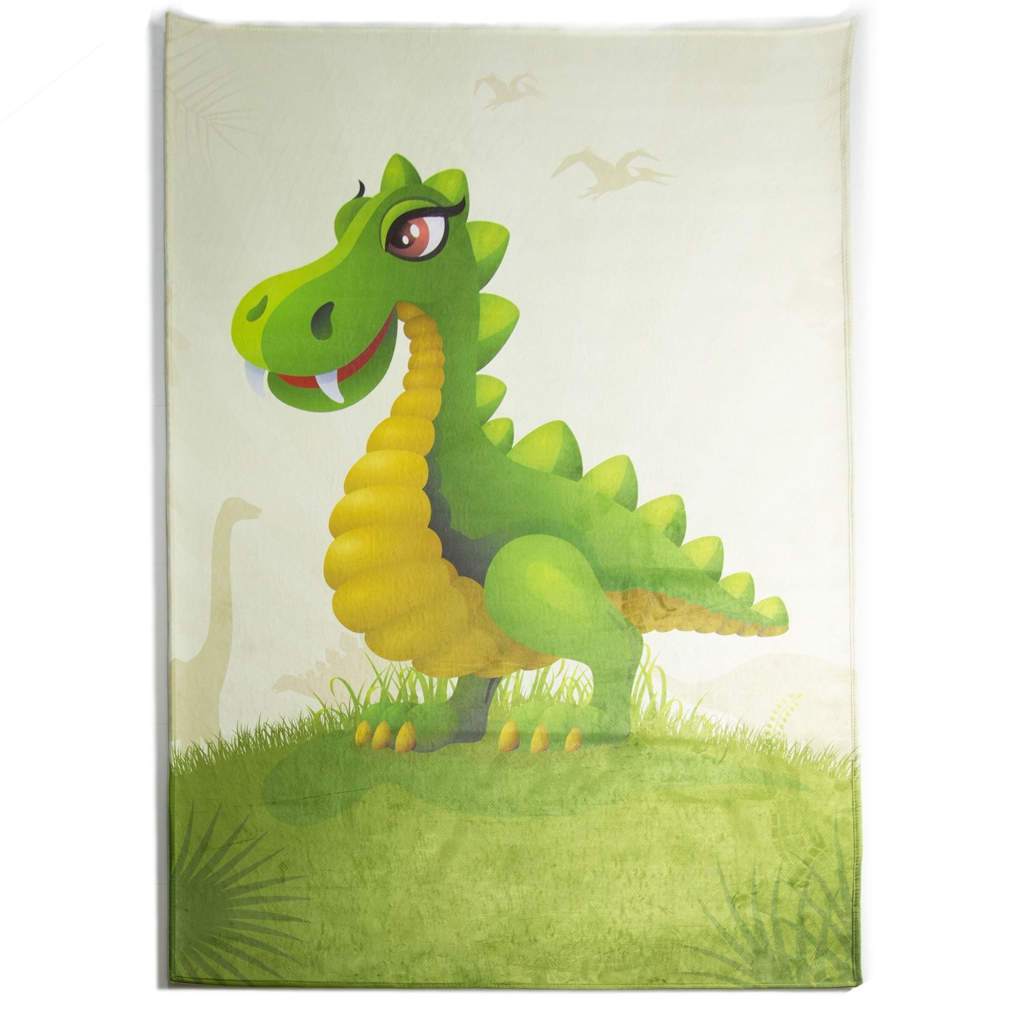 Steffensmeier Kinderteppich Rexi, Rechteckig, Dino, Kinderzimmer