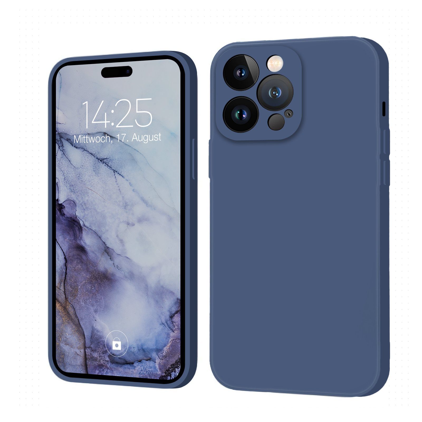 Tec-Expert Handyhülle SoftGrip Cover Hülle für Apple iPhone 15 Pro 6.1 Zoll, 6.1, Schutzhülle mit Soft Touch Oberfläche für Apple iPhone 15 Pro