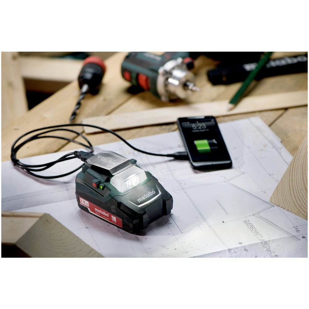 metabo Metabo 600288000 PA 14.4-18 LED-USB Akku-Adapter Akku
