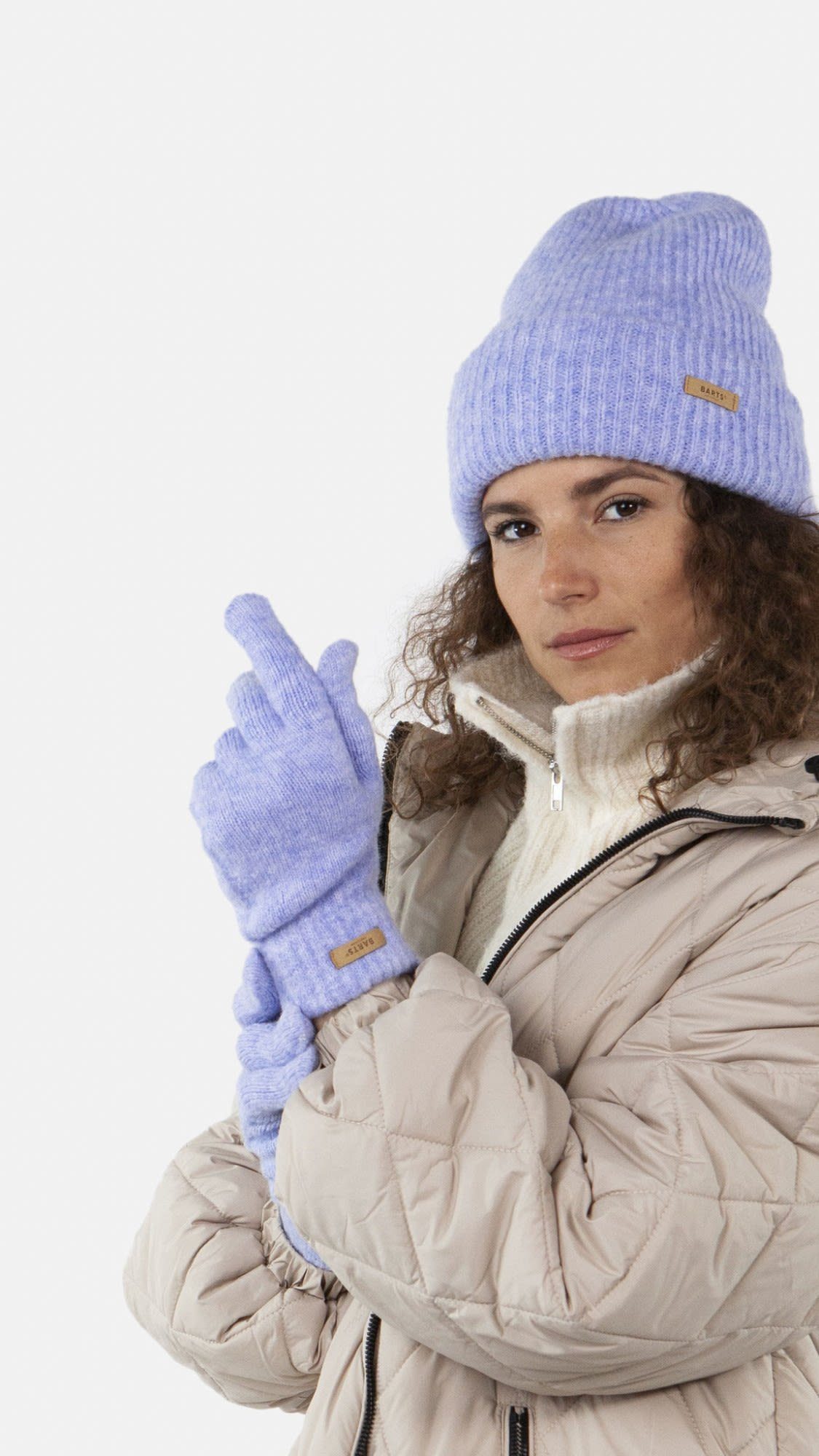 Witzia Damen Lilac Fleecehandschuhe Gloves Barts W Barts Accessoires