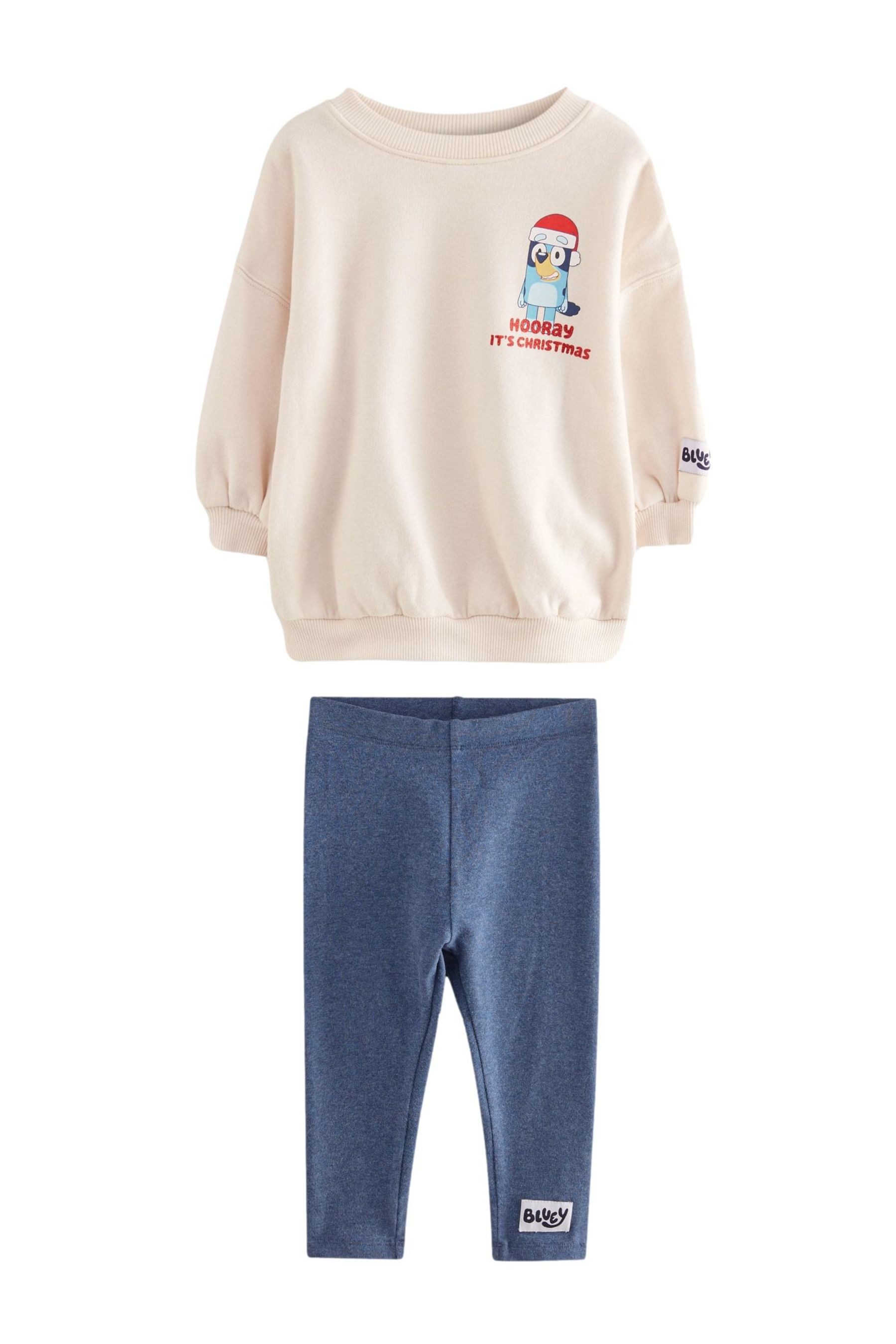 Langarmshirt & Leggings Bluey Sweatshirt und Leggings im Set