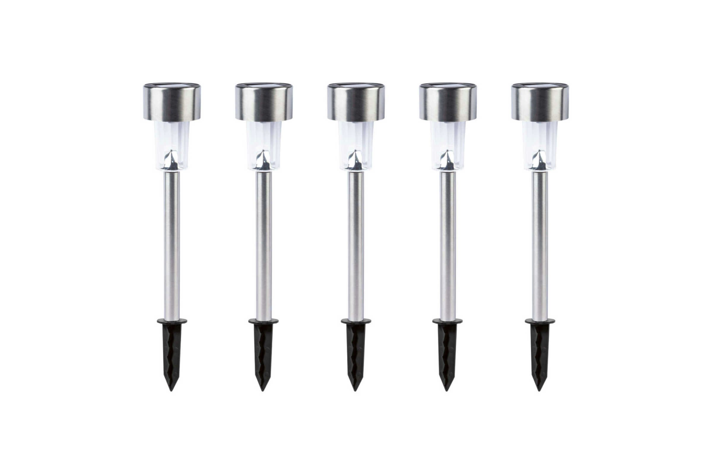 LED Solarleuchte Livarno LED Solarleuchten Solarlampen Set mit Erdspieß