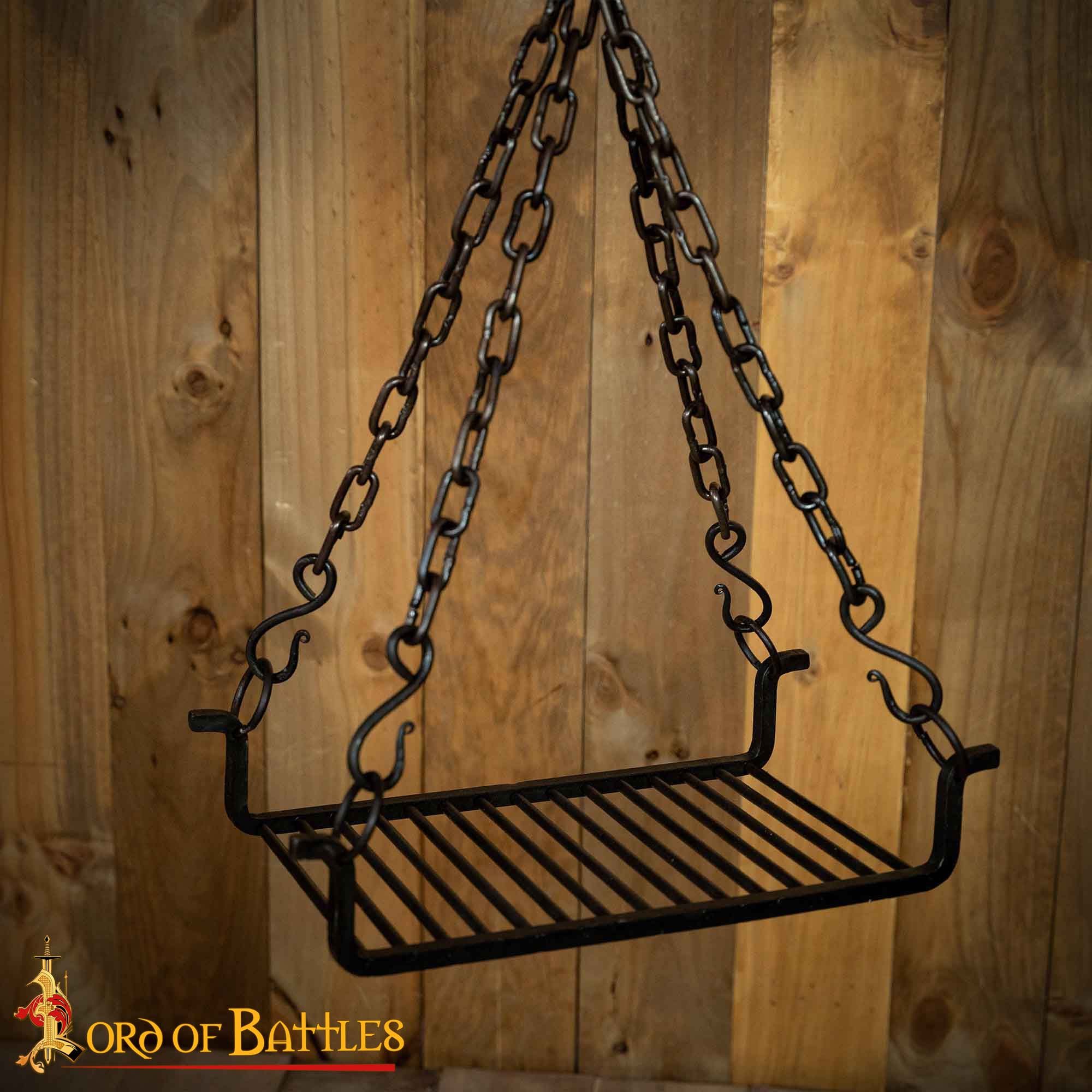 Lord Of Battles Schwenkgrill Handgeschmiedeter Grillrost - 25cm X 38cm