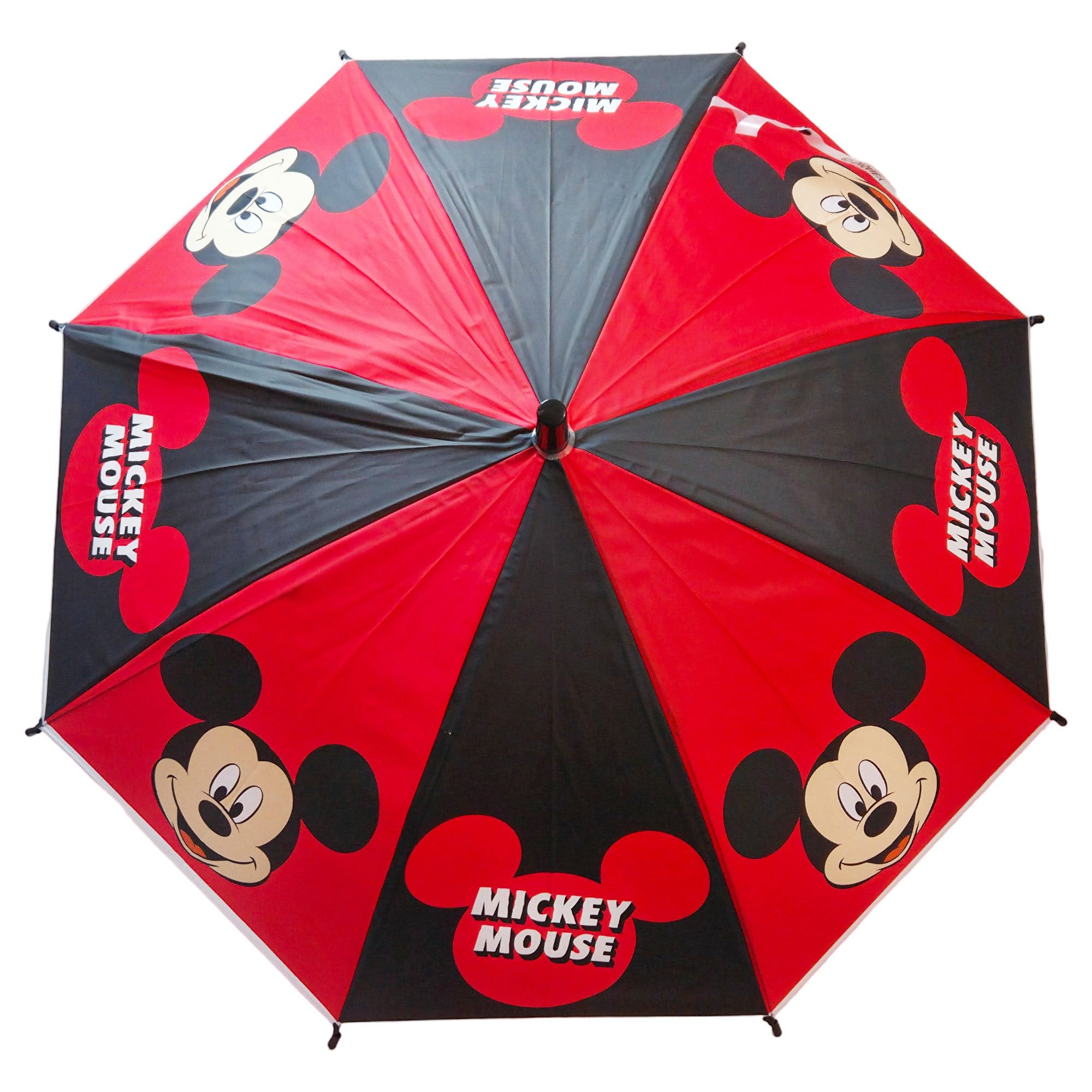 Disney Regenponcho Disney Mickey Maus Kinder Jungen Regenschirm plus Regenponcho Schirm (2-St) Gr. 98 bis 128