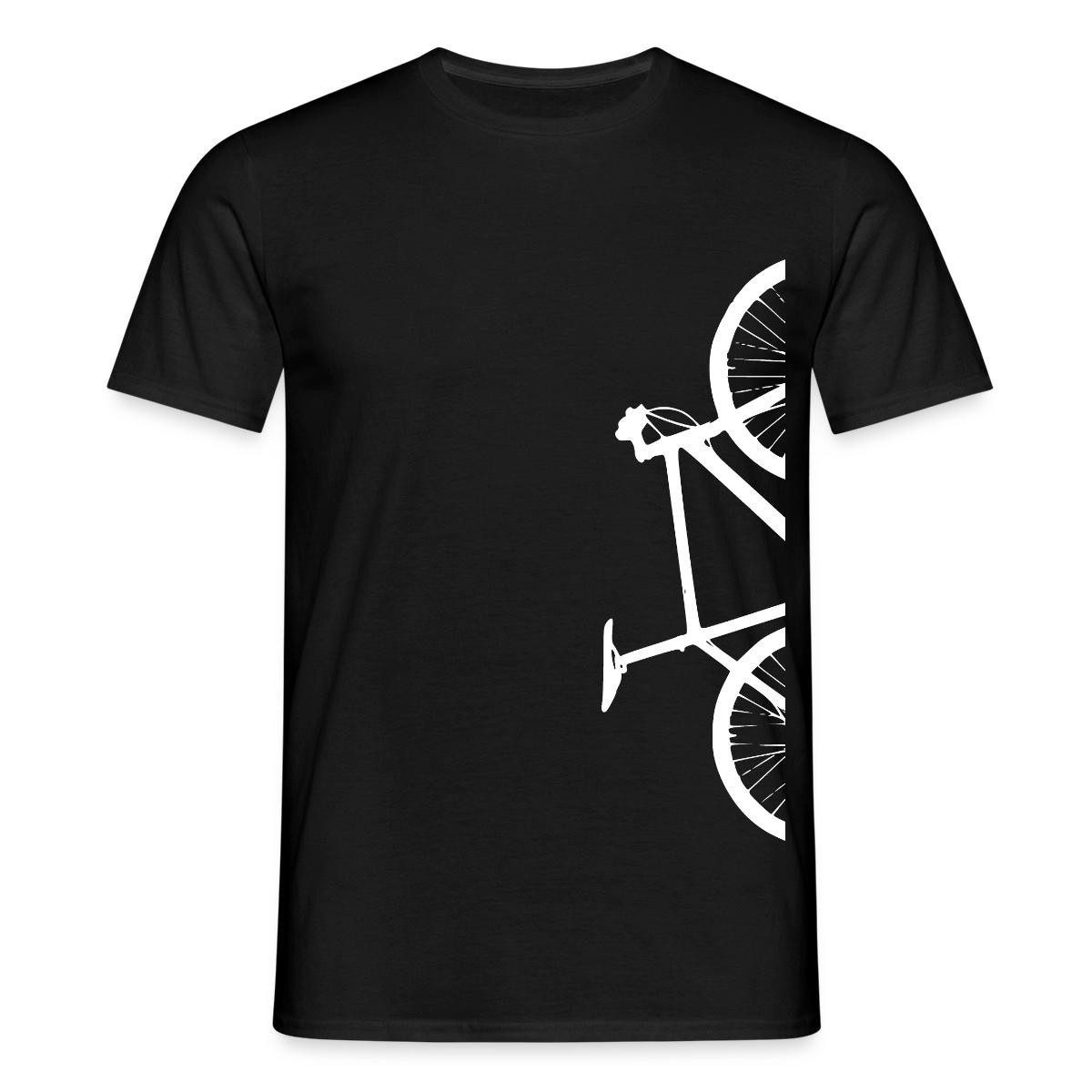 Spreadshirt T-Shirt Halbes Fahrrad Geschenk für Fahrradfahrer Männer T-Shirt (1-tlg)
