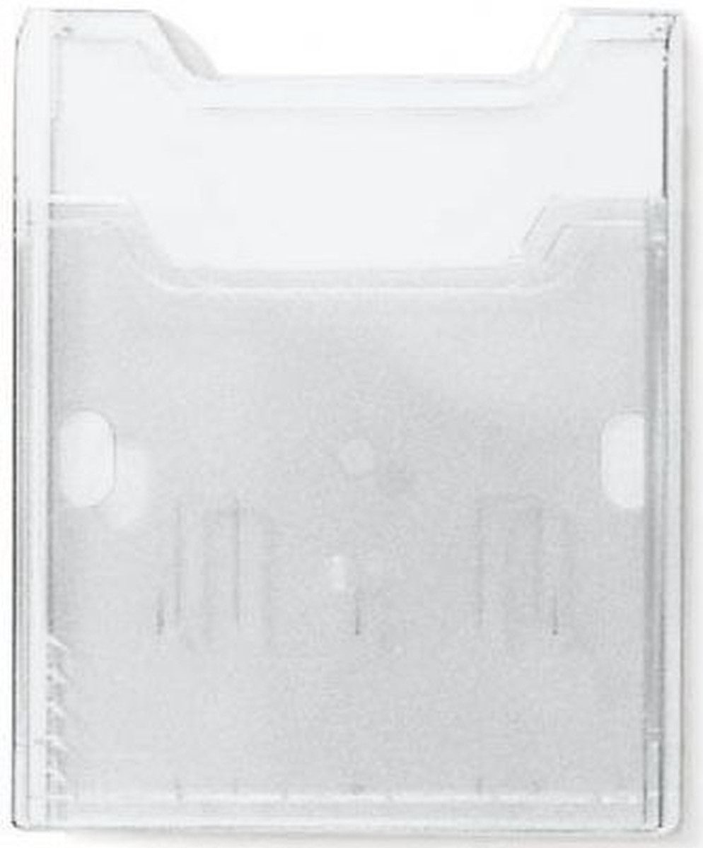 Stehsammler Wandprospekthalter Wand-Box A4 glasklar Packung mit 2 Stück
